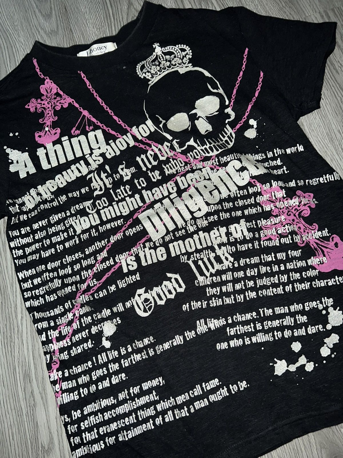 Seditionaries J-Honey Skull tee ☠️🖤 Size US S / EU 44-46 / 1 - 4 Thumbnail