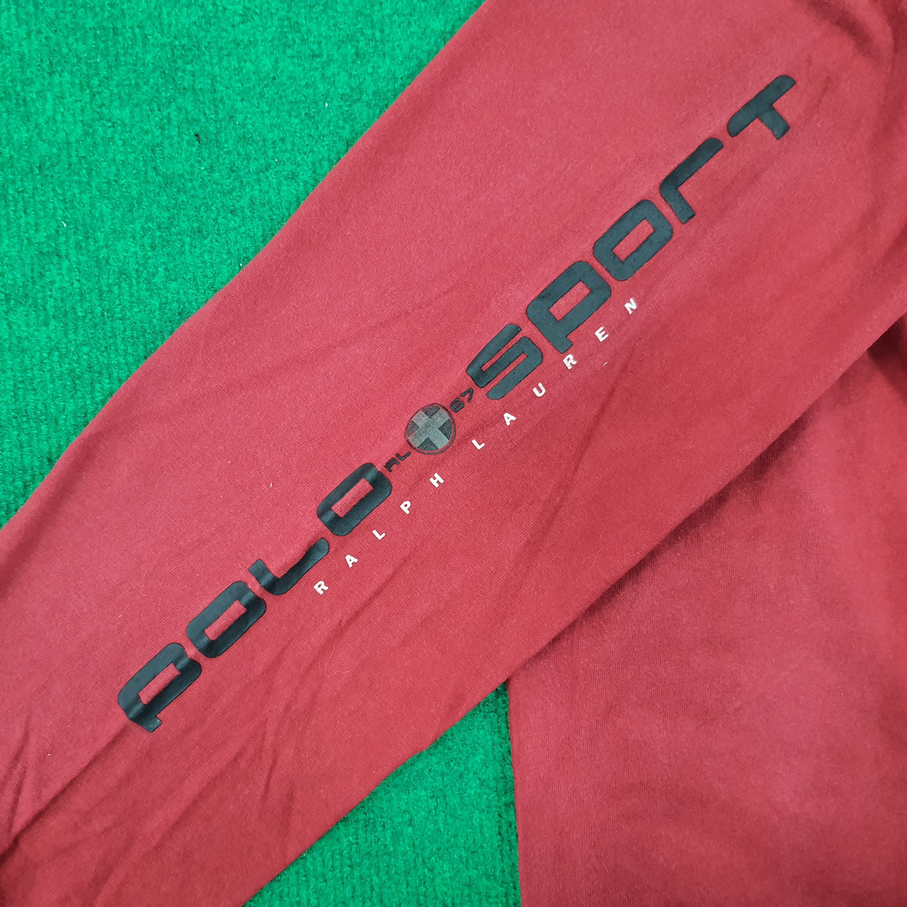 Polo Ralph Lauren × Vintage Vintage Polo Sport Ralph Lauren Long Sleeve Tshirt Size US L / EU 52-54 / 3 - 7 Thumbnail