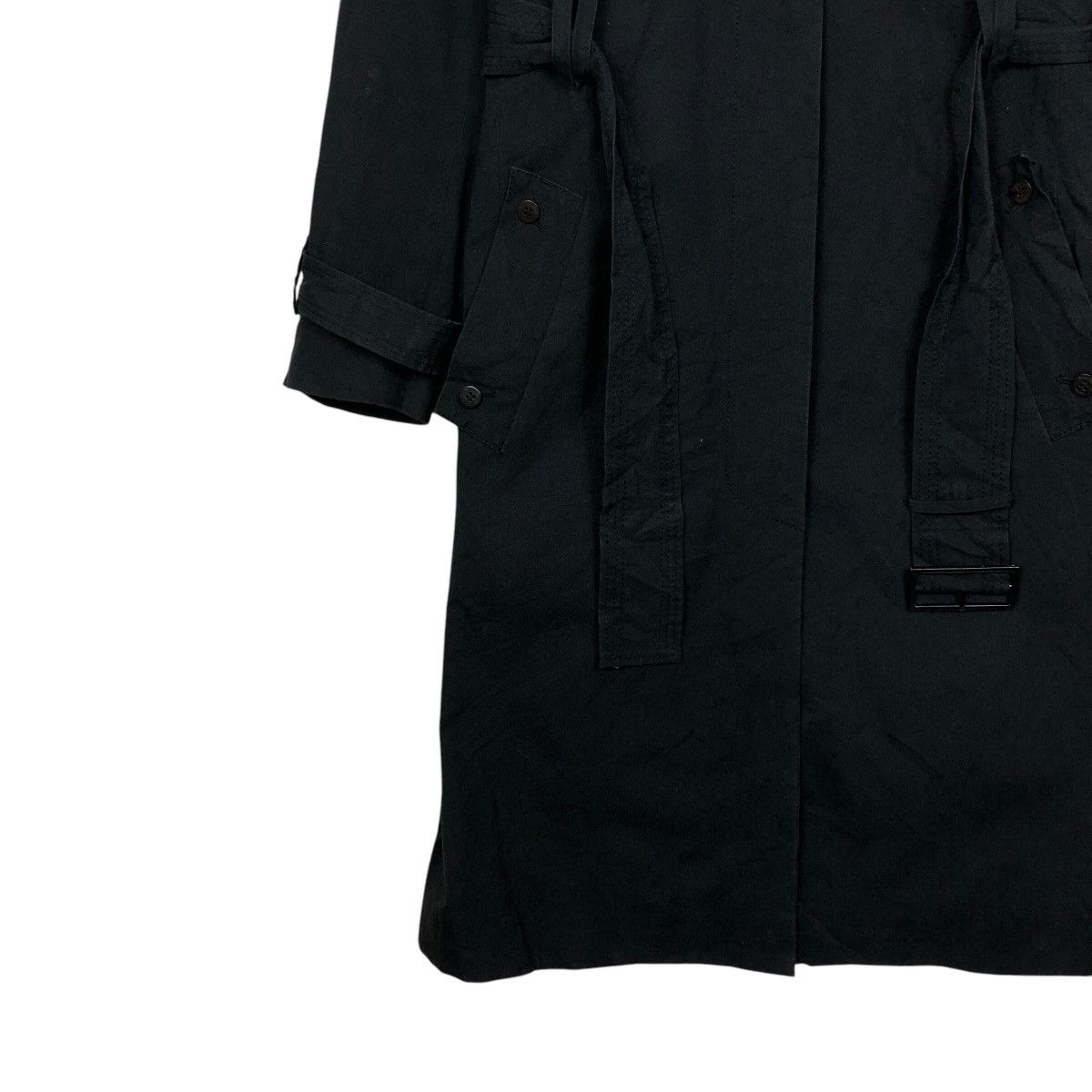 Aquascutum × Japanese Brand × Vintage 📌Rich Black- Long Jacket Trench Coat Aquascutum London Size US M / EU 48-50 / 2 - 6 Thumbnail