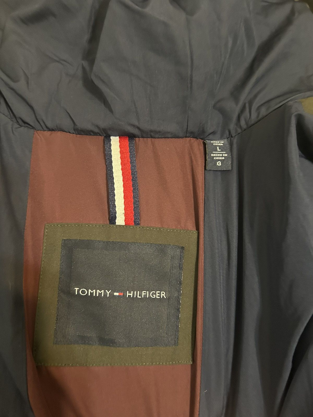 Tommy Hilfiger Tommy Hilfiger Men's L Long Forest Green Quilted Coat Size US L / EU 52-54 / 3 - 4 Thumbnail