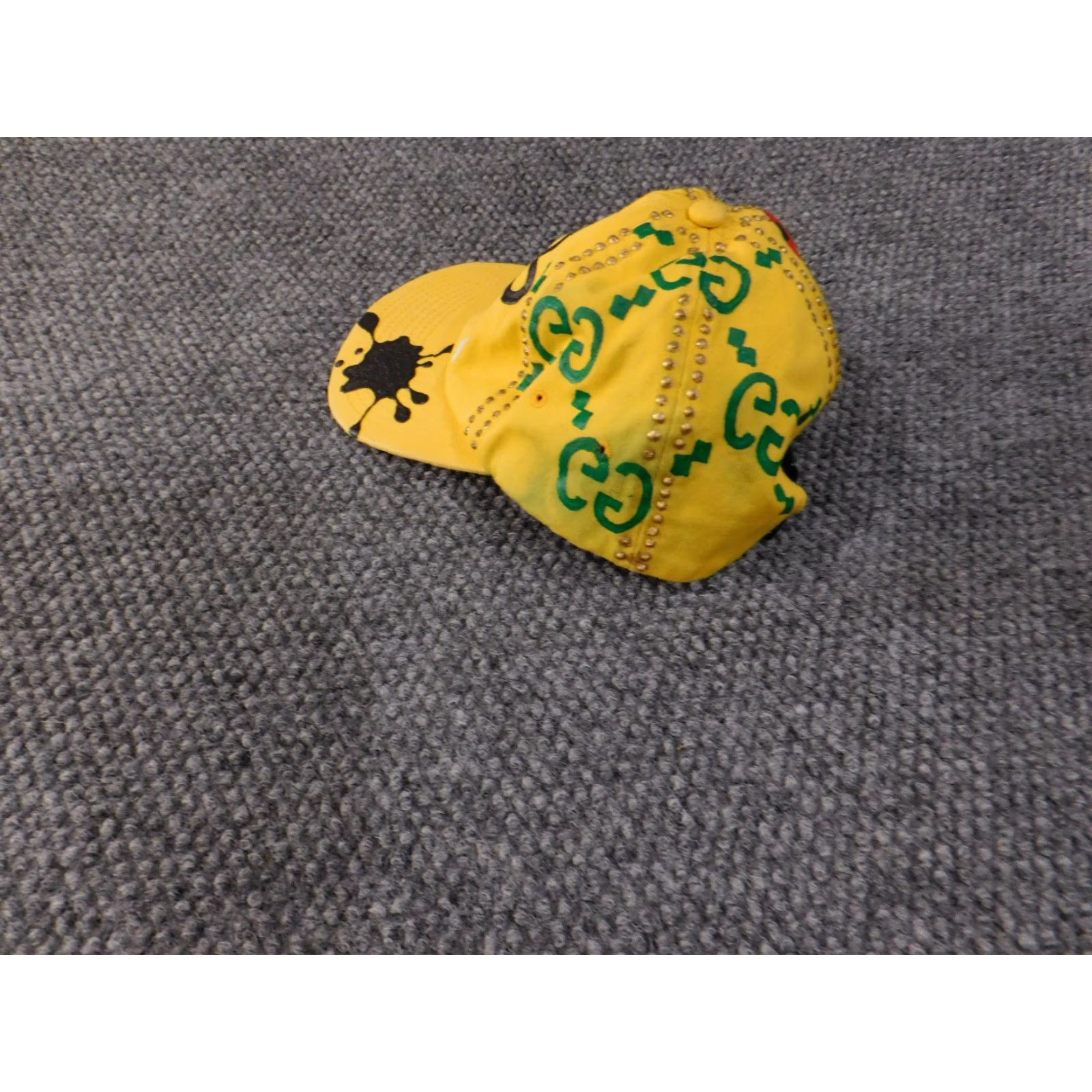 Vans VANS Hat Mens Adjustable Yellow Snoopy Good Grief Baseball Cap Size ONE SIZE - 4 Thumbnail