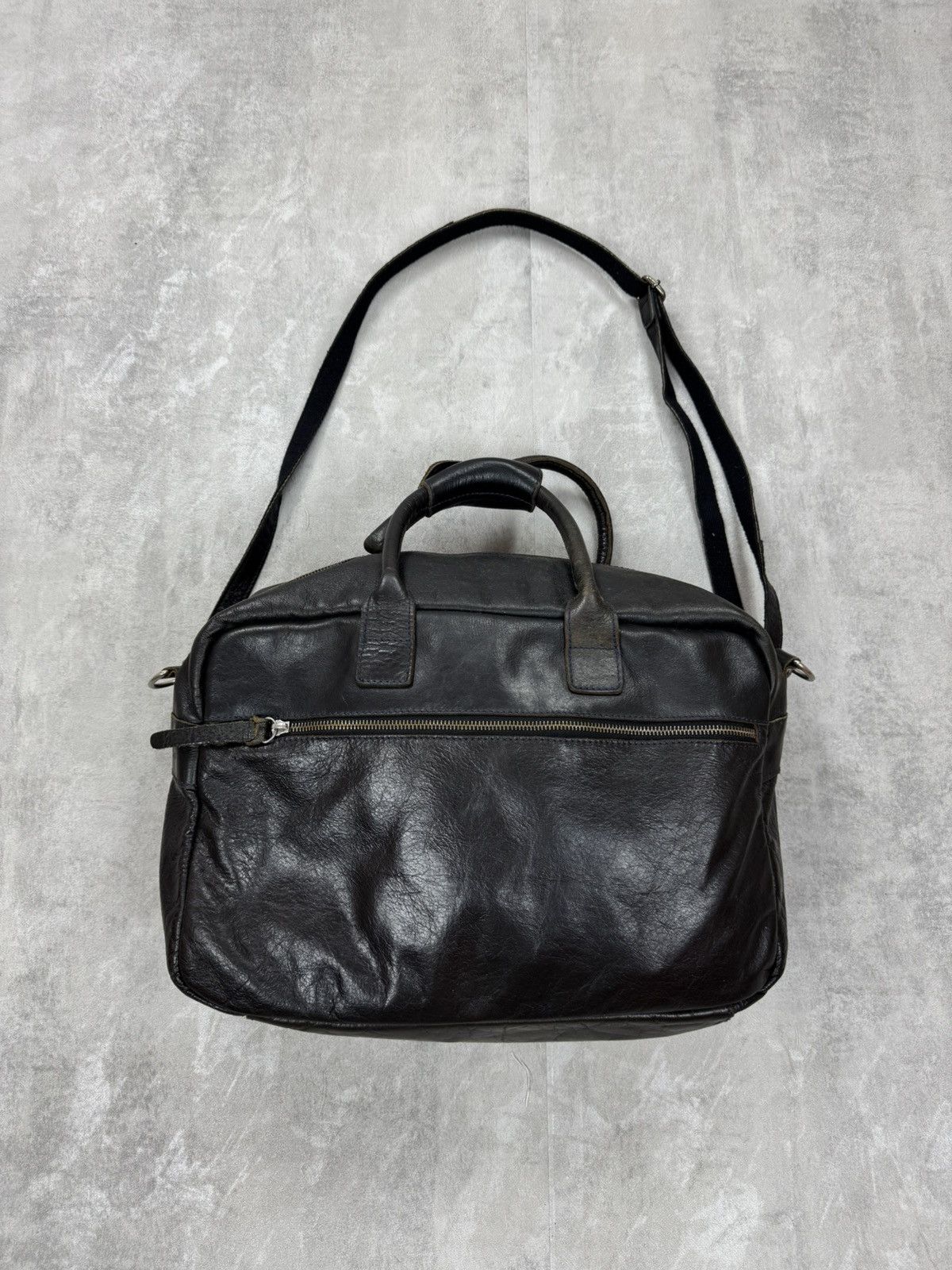 Handmade Cowboysbag leather shoulder CowBoys bag biker motorcycle bag Size ONE SIZE - 9 Thumbnail