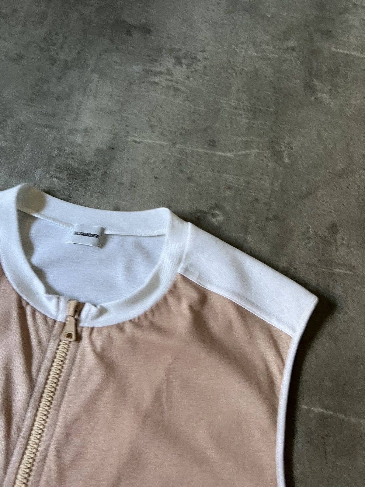 Jil Sander Jil Sander archival tank top zip vest white pink rare Size US S / EU 44-46 / 1 - 4 Thumbnail