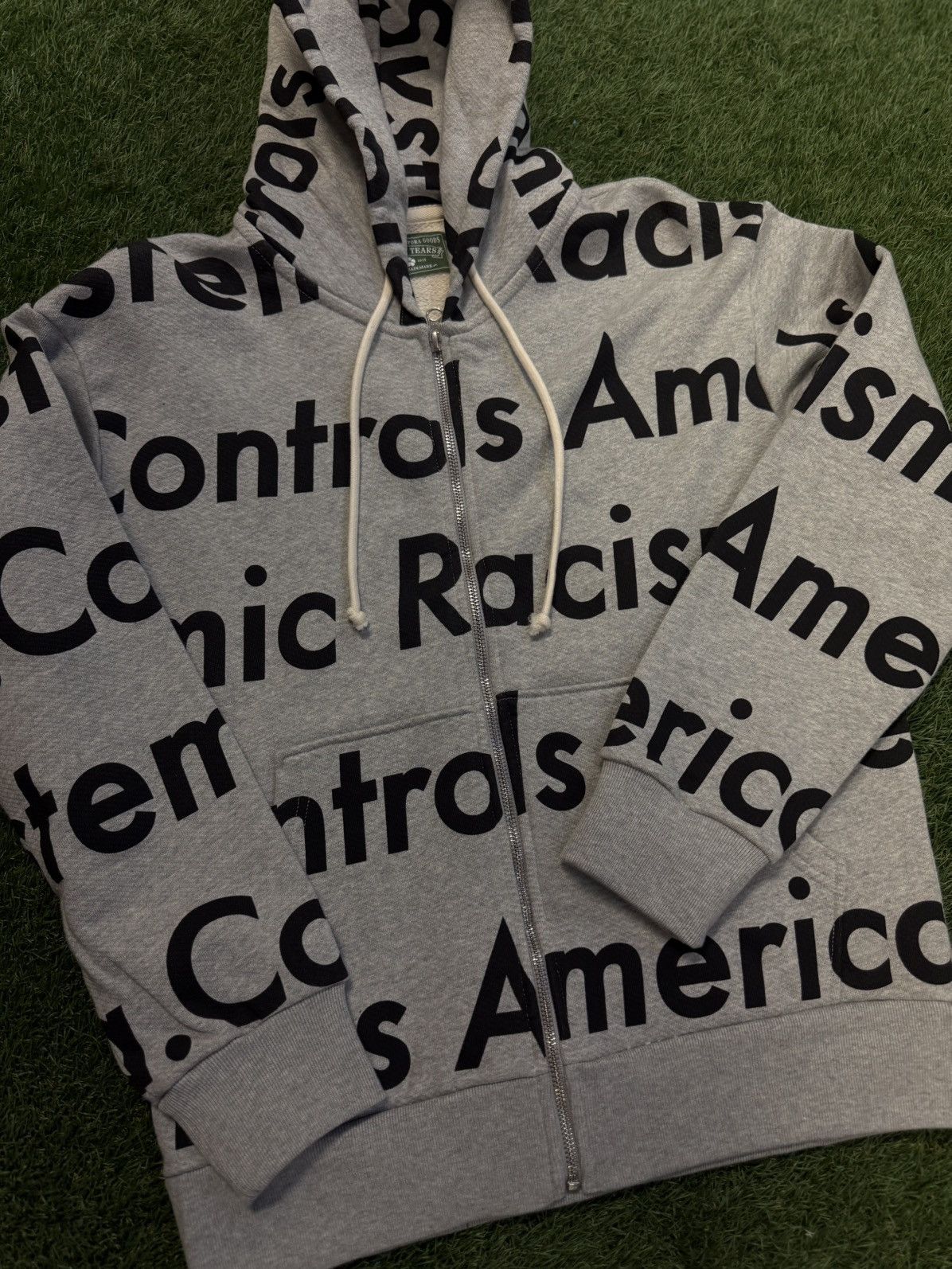 DENIM TEARS Denim Tears Systematic Racism Controls America Hoodie Small Size US S / EU 44-46 / 1 - 5 Thumbnail