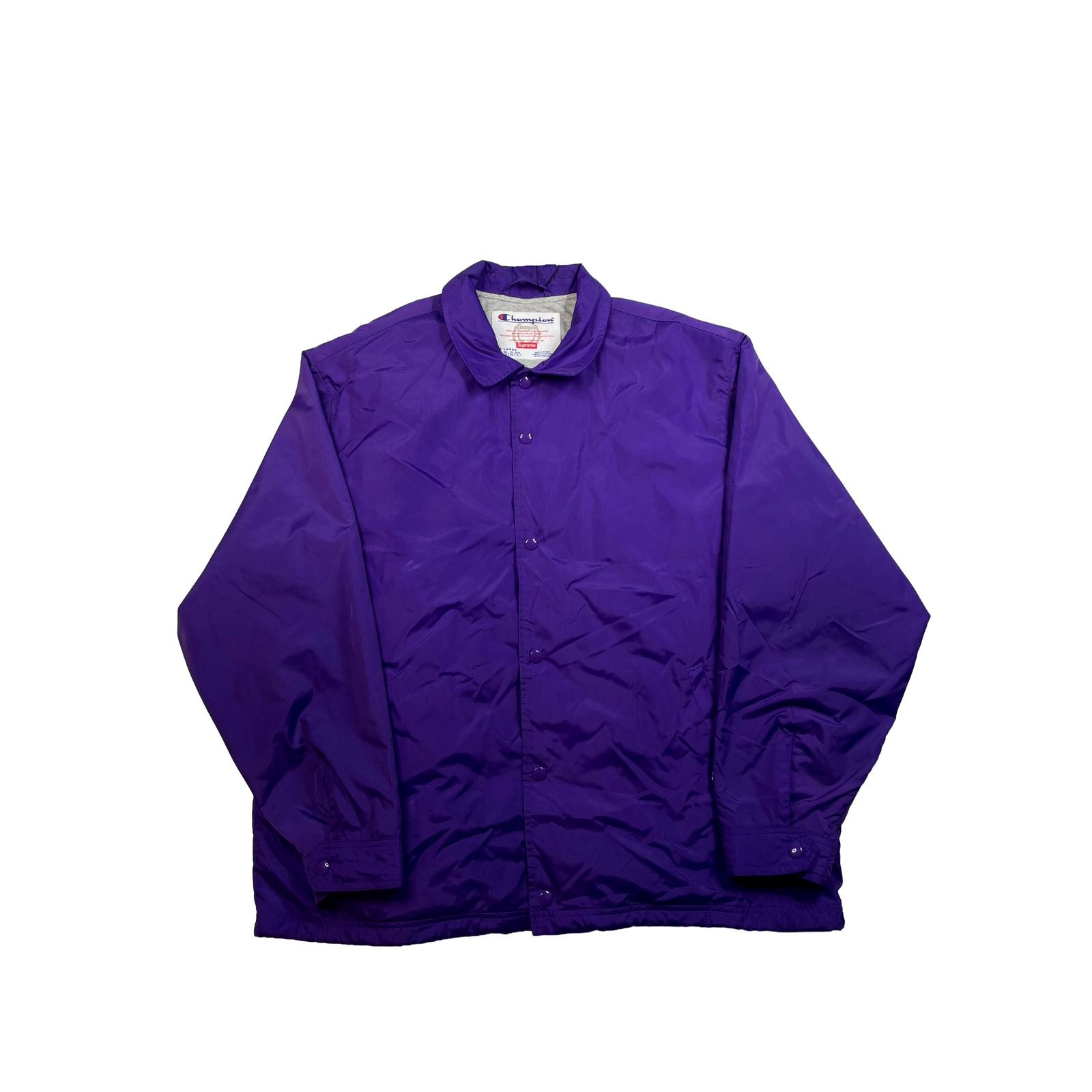 Supreme Supreme Arc Logo Windbreaker Purple Jacket Size US XL / EU 56 / 4 - 1 Thumbnail