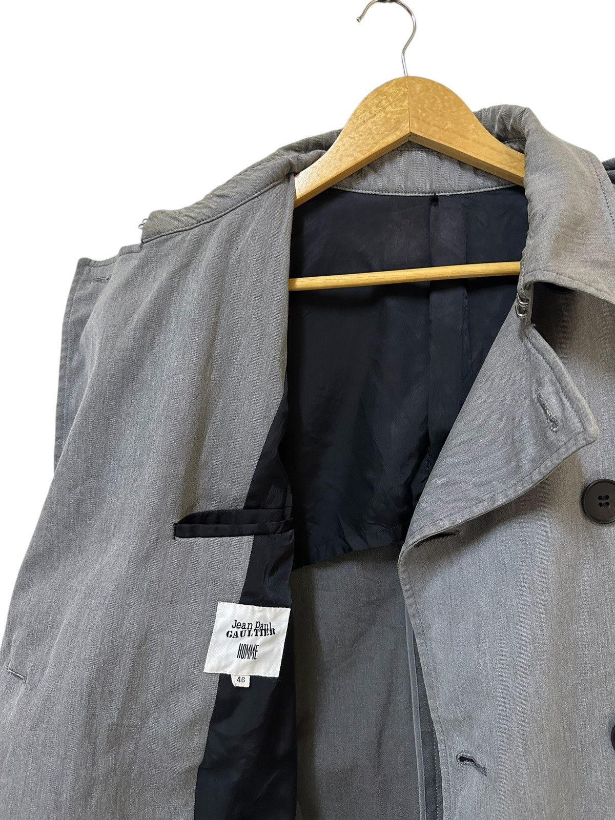 Jean Paul Gaultier Vintage jean paul gaultier homme overcoat double breast Size US S / EU 44-46 / 1 - 5 Thumbnail
