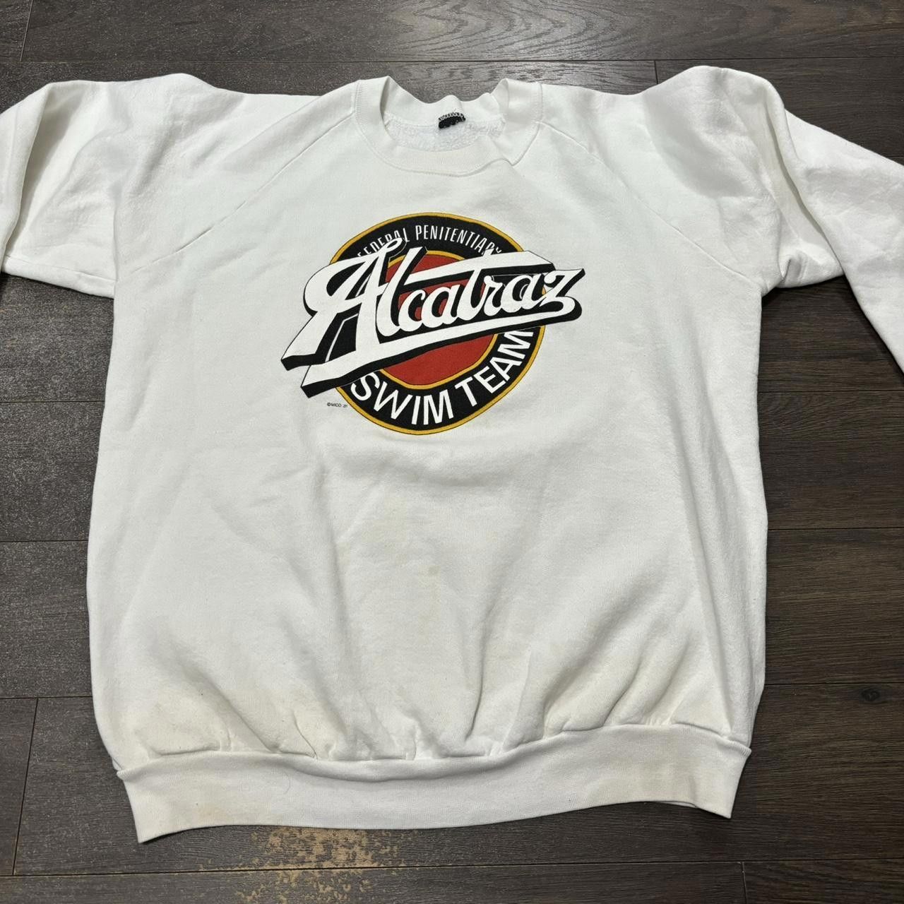Designer Vintage Alcatraz swimming team crewneck sweatshirt 80s M Size US M / EU 48-50 / 2 - 4 Thumbnail
