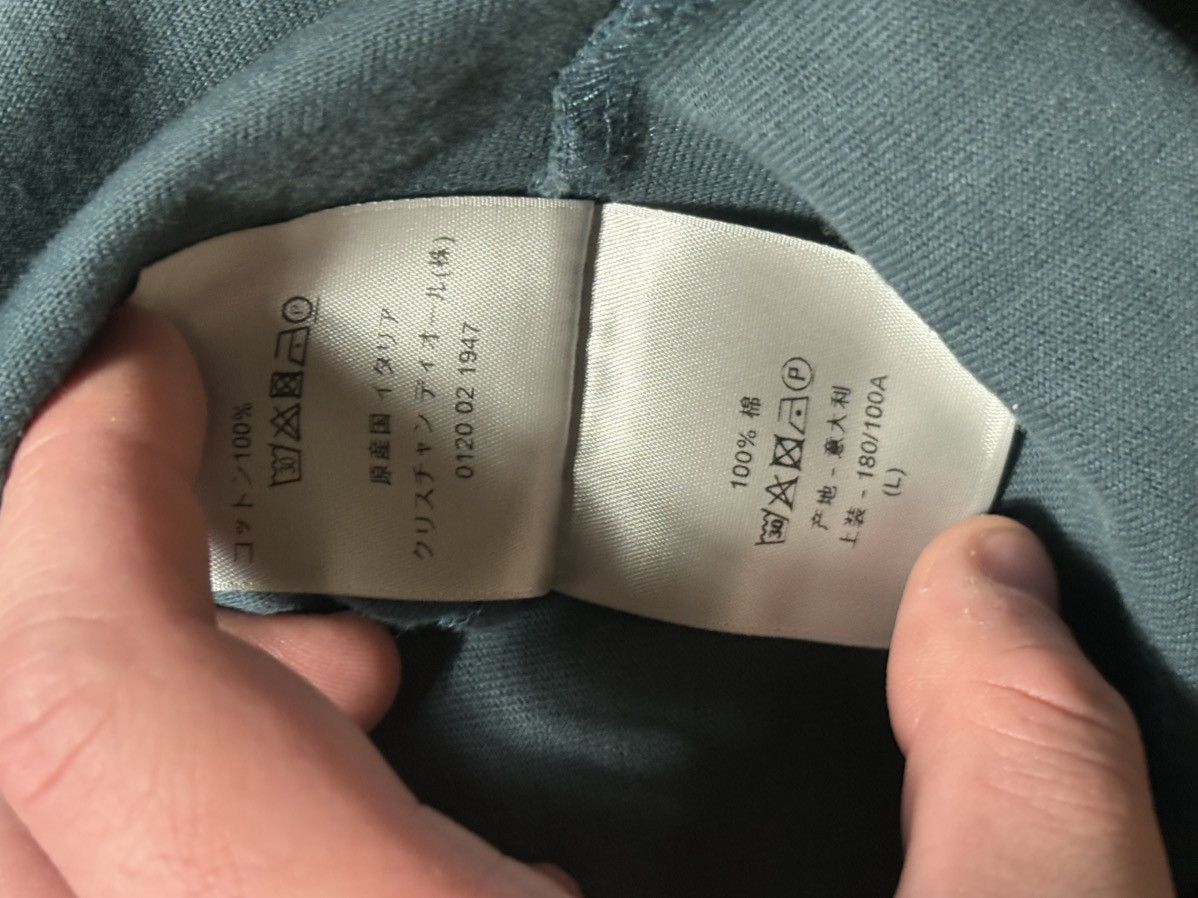 Dior Dior CD Logo Teal T-Shirt - Size L Size US L / EU 52-54 / 3 - 4 Thumbnail