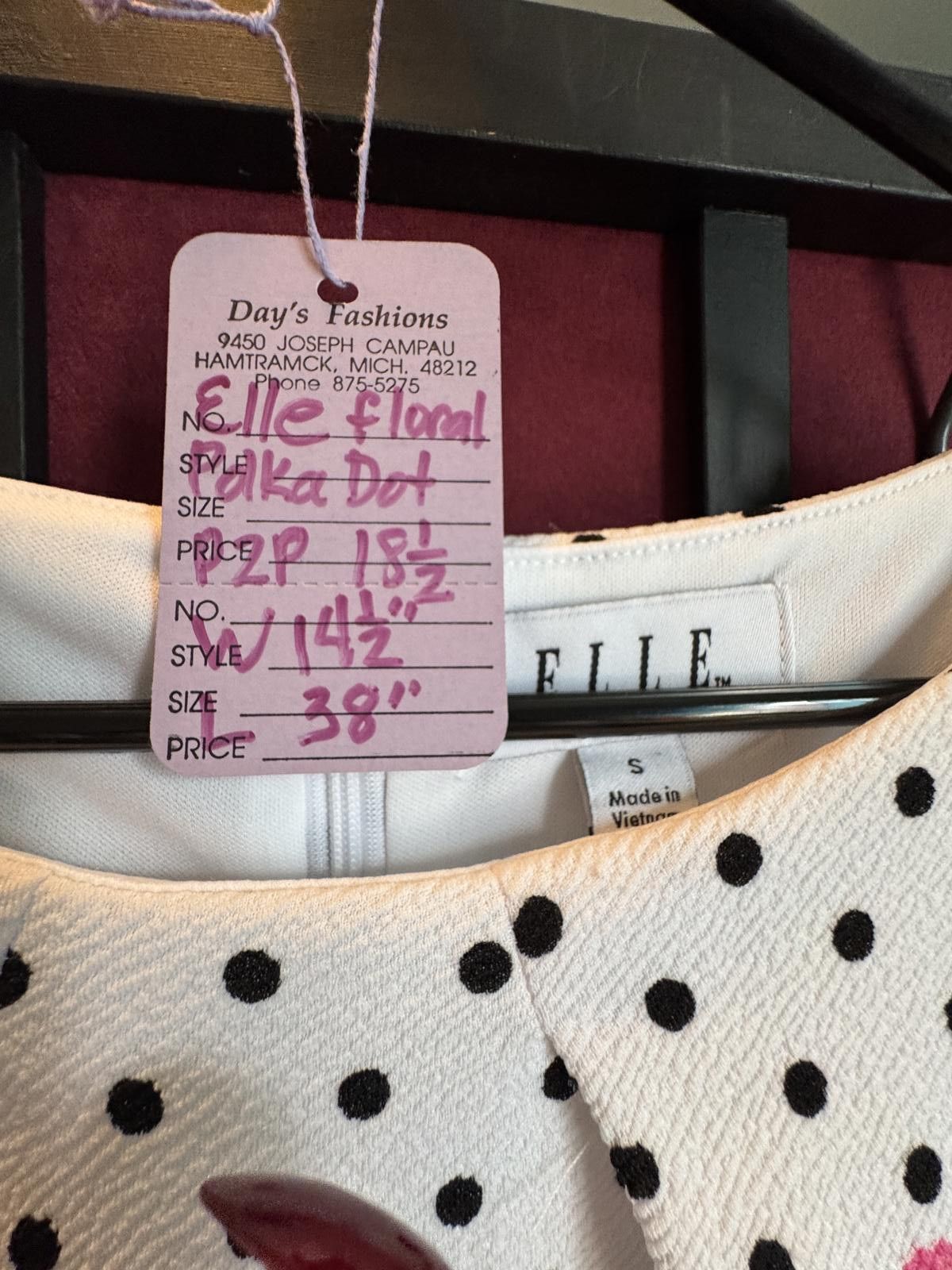 Ellesse Elle Floral Polka Dot Dress Size small Size S / US 4 / IT 40 - 3 Thumbnail