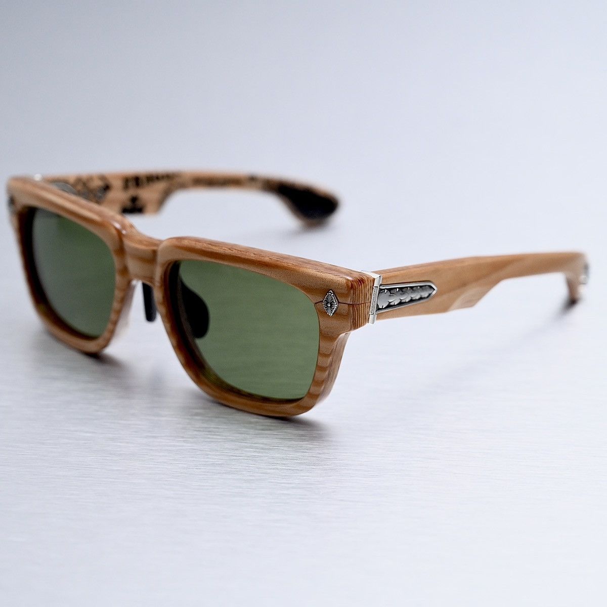 Chrome Hearts ‼️ CHROME HEARTS LILITH WOOD PLYWOOD SUNGLASSES ‼️ Size ONE SIZE - 3 Thumbnail