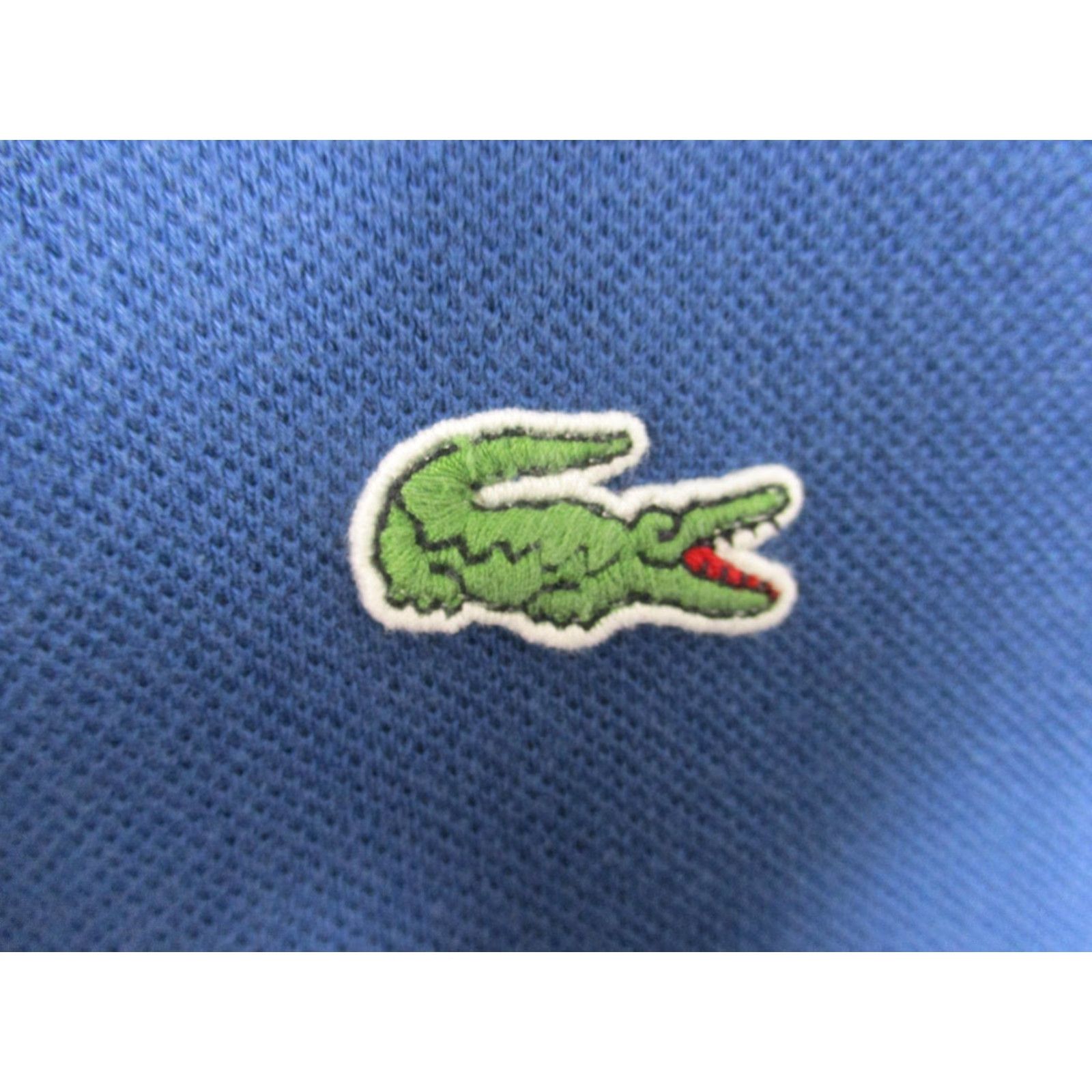 Lacoste Lacoste Polo Shirt Mens XL Blue Classic Croc Logo 100% Cotton Casual Size US XL / EU 56 / 4 - 3 Thumbnail