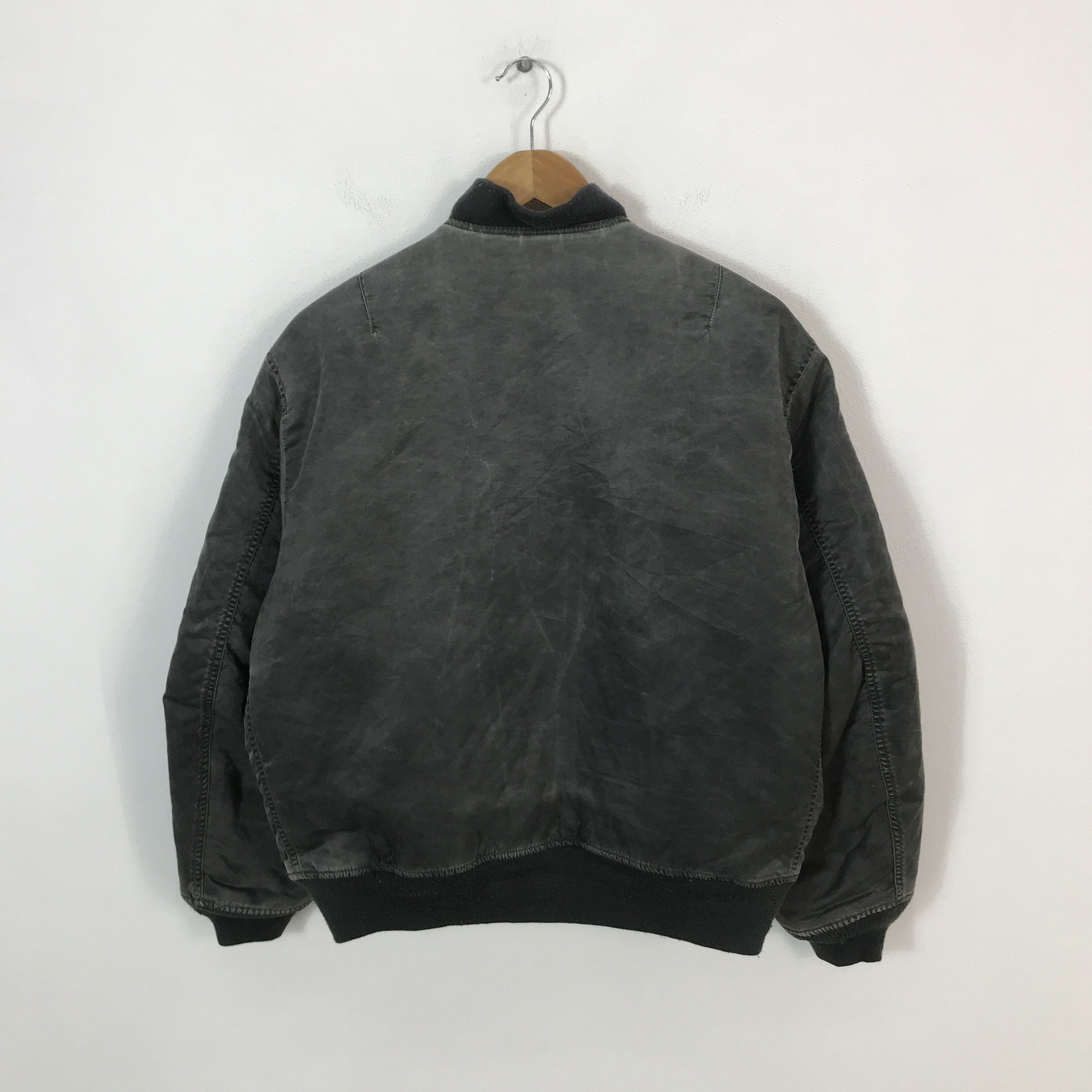 Japanese Brand Vintage air force intermediate Ma-1 Bomber jacket Size US L / EU 52-54 / 3 - 3 Thumbnail