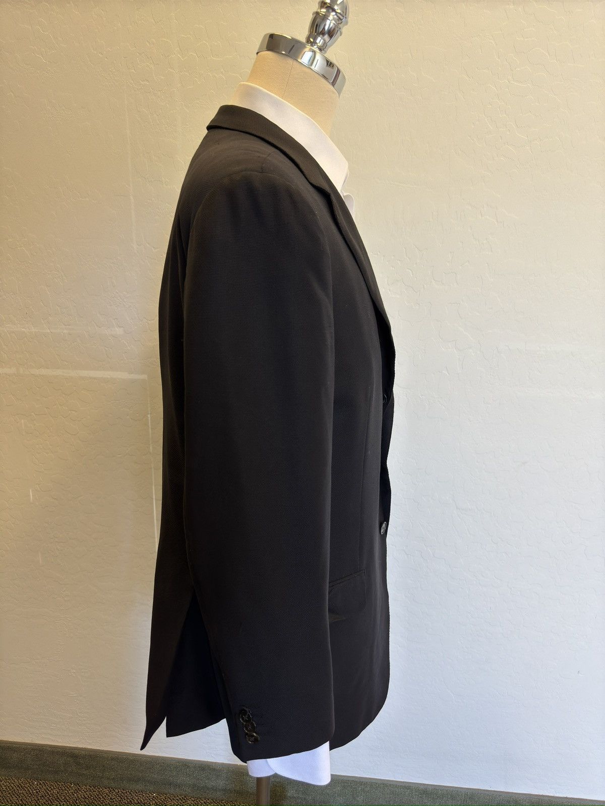Ermenegildo Zegna Ermenegildo Zegna High Performance Textured Wool Jacket Size 46R - 4 Thumbnail