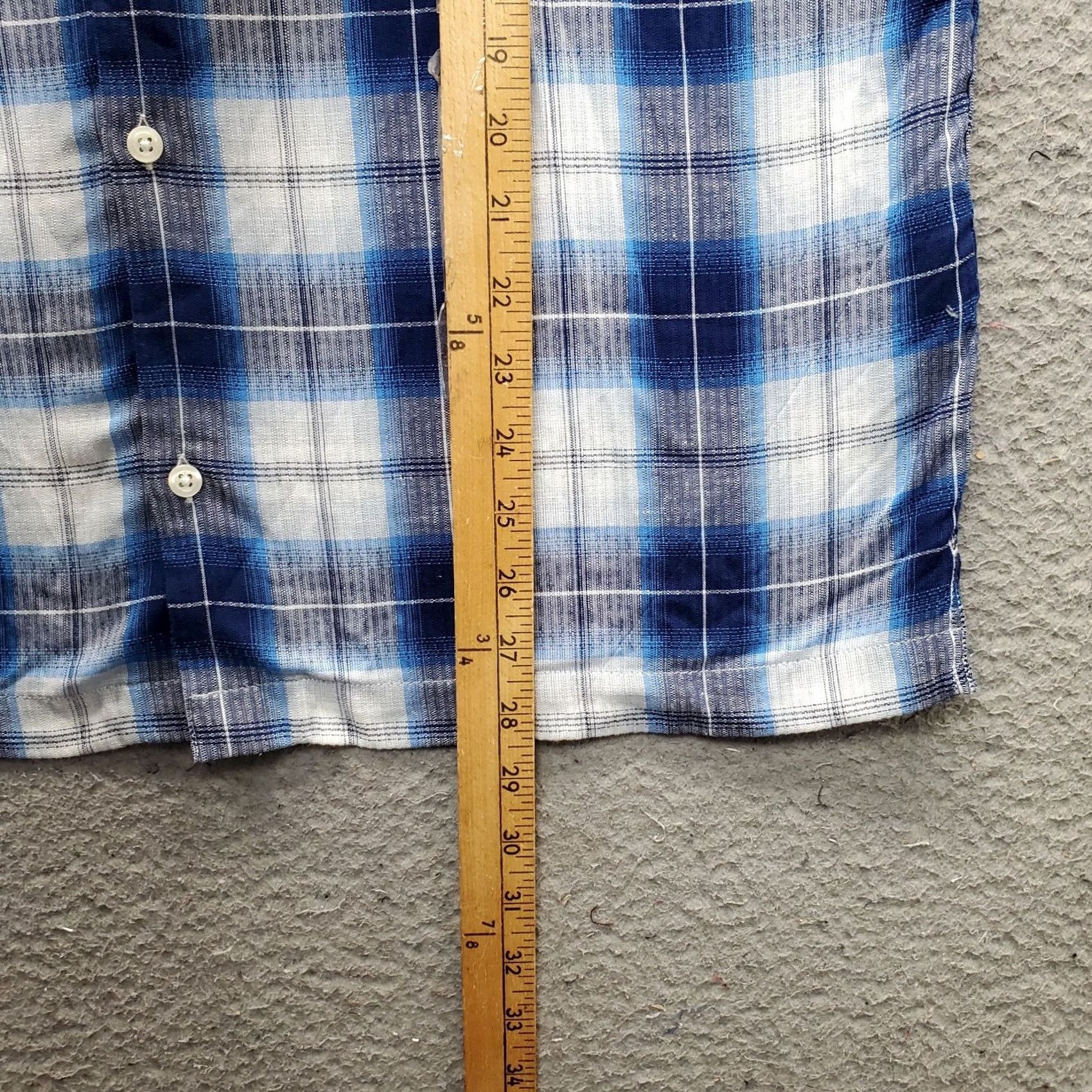 Gap Gap Dobby Camp Shirt Mens M Multi Plaid Linen Short Sleeve Collared Button Up Size US M / EU 48-50 / 2 - 3 Thumbnail