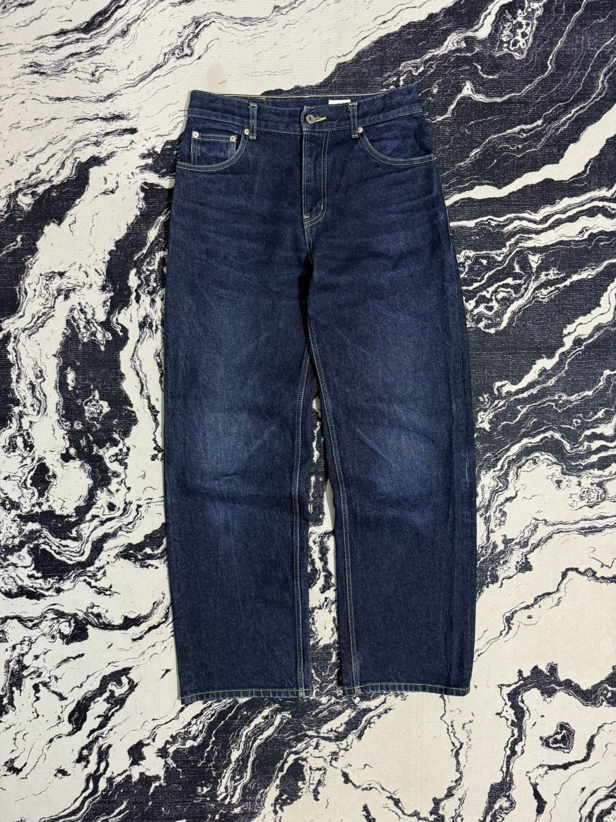 Japanese Brand Mod9 modnine loose fit jeans Size US 29 - 1 Thumbnail