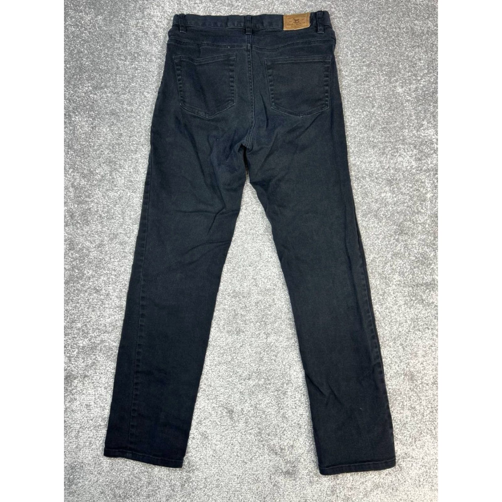 Ralph Lauren Lauren Ralph Lauren Jeans Women 8 Black Denim Cotton Mid Rise Straight Leg 30x30 Size 30" / US 8 / IT 44 - 2 Thumbnail