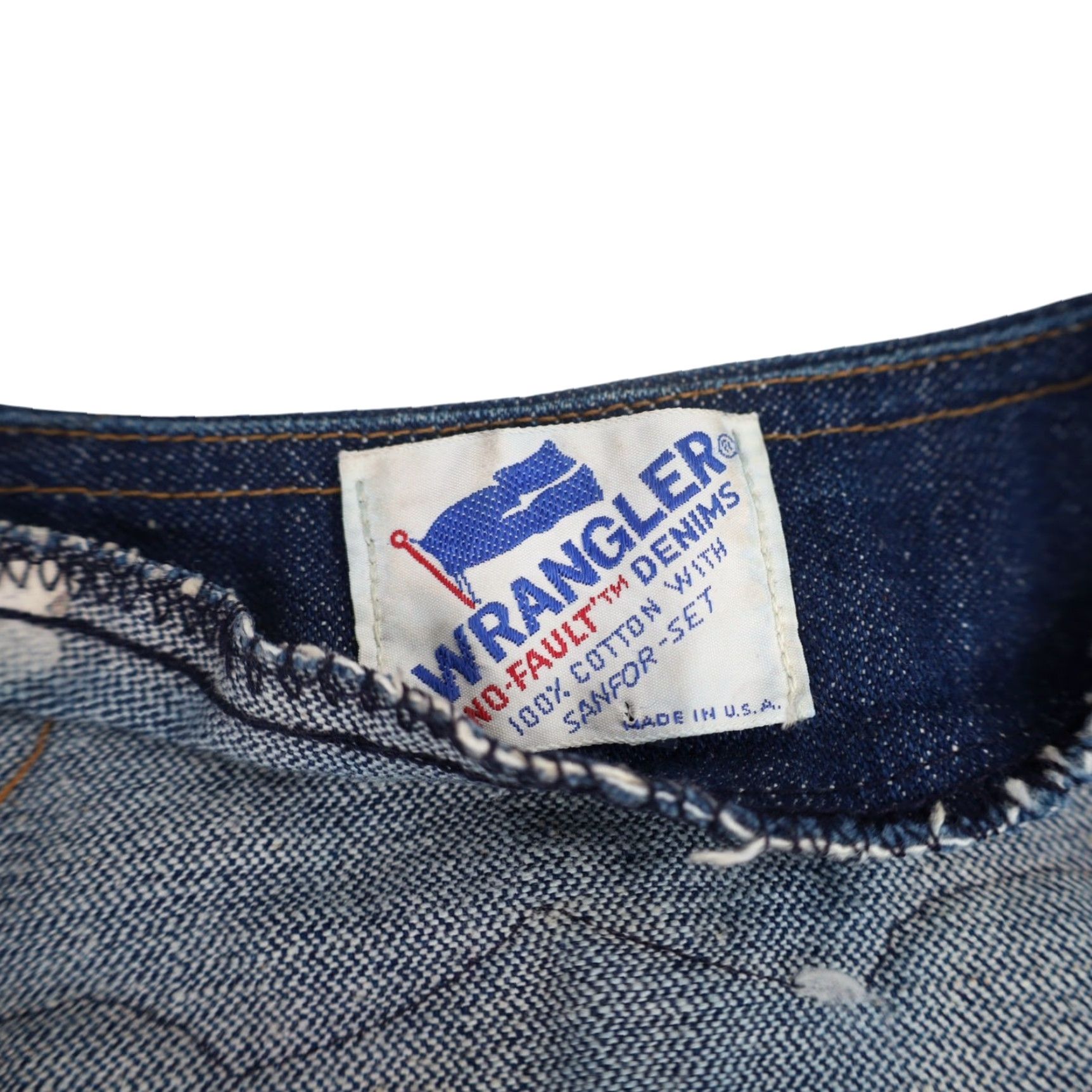 Wrangler VINTAGE Wrangler Honda Motorcycle Patches Denim Vest Blue USA Made M Mens 19"x25" Size US M / EU 48-50 / 2 - 6 Thumbnail