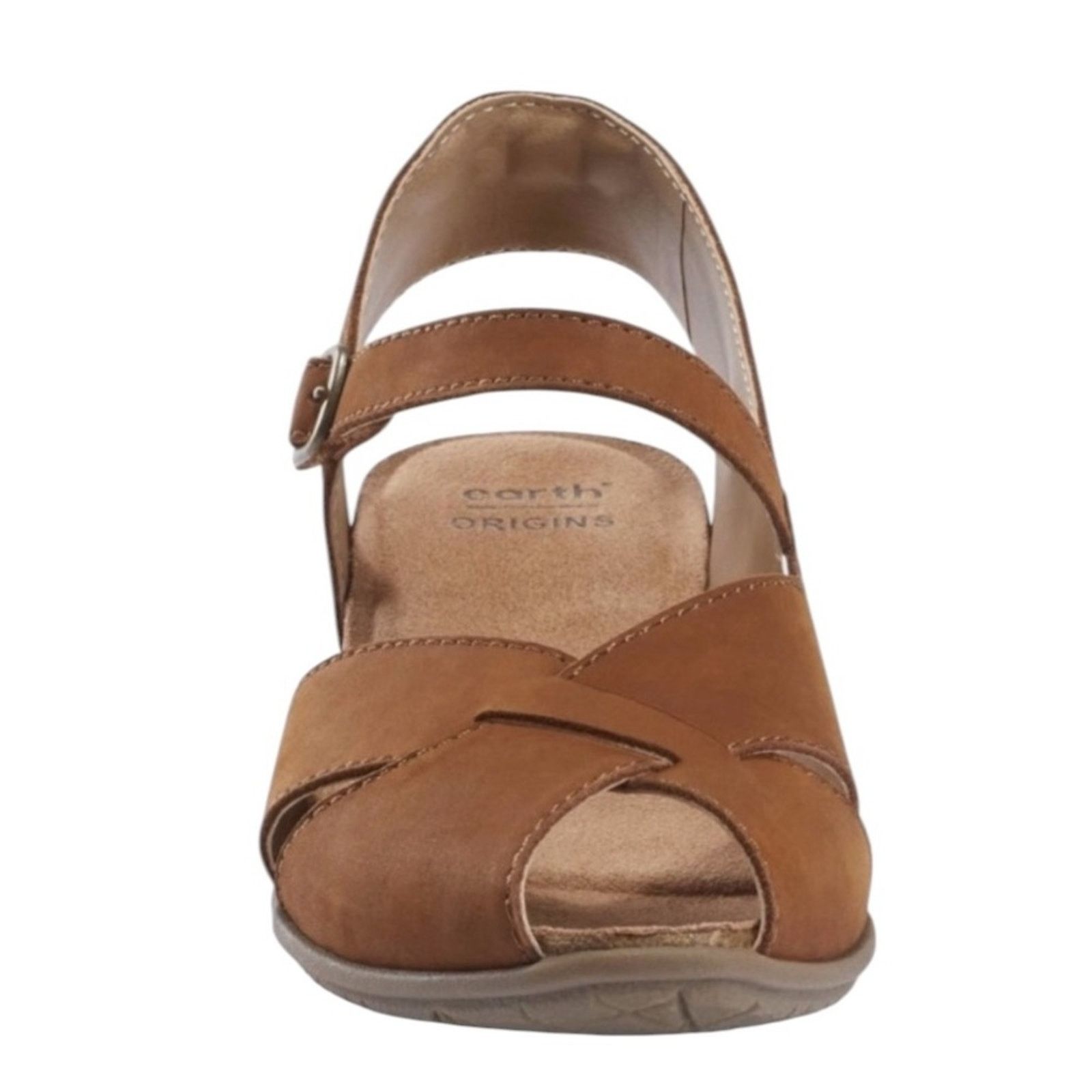 18 East Earth Origins Brown Palomos Percy Wedge Sandal SZ 11 Size US 11 / IT 41 - 3 Thumbnail