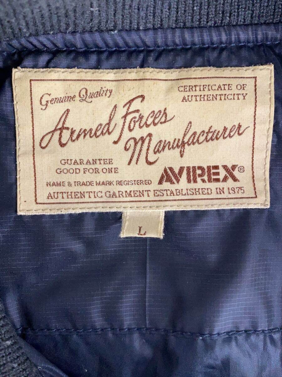 Avirex Avirex Polyester Flight Jacket Navy Size US L / EU 52-54 / 3 - 3 Thumbnail