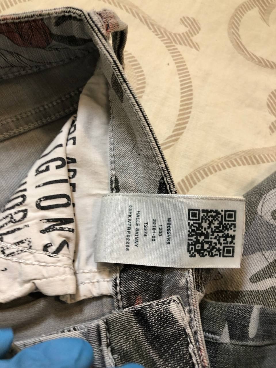 True Religion True Religion Moto Skinny Pants Camouflage jeans Size 27" / US 4 / IT 40 - 4 Thumbnail