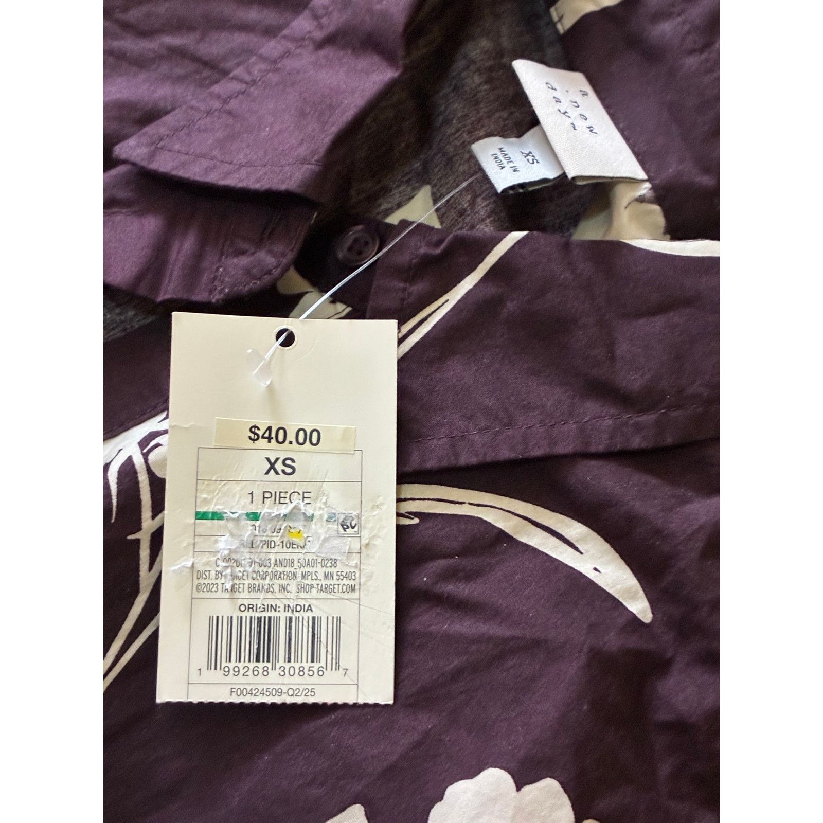 The Unbranded Brand Women's Button-Down Shirt Dress A New Day Size 26" / US 2 / IT 38 - 5 Thumbnail