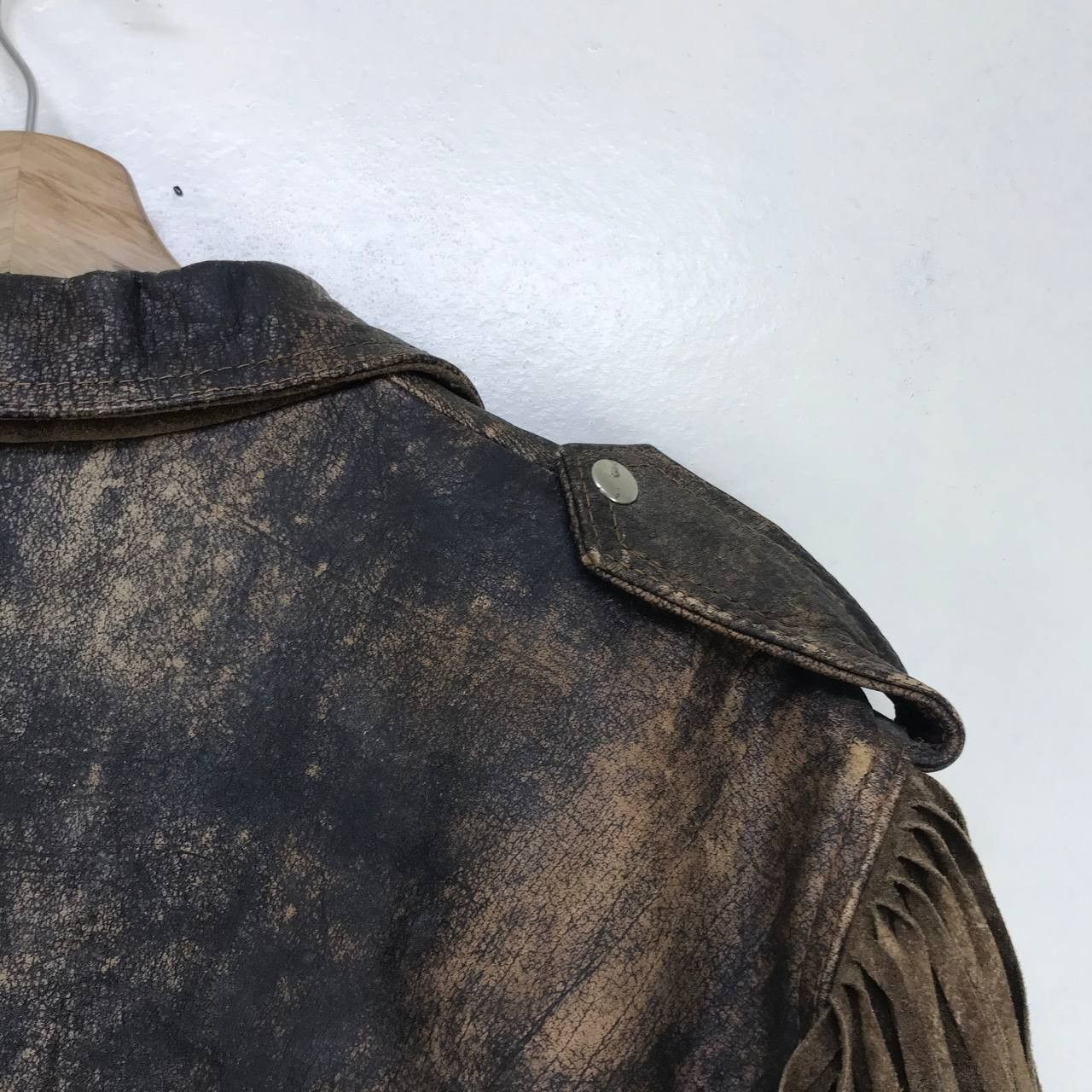 Cowboy Equipment × Vintage Rare🔥Force Leatherwear Cowboys Double Collar Leather Jacket Size US M / EU 48-50 / 2 - 10 Thumbnail