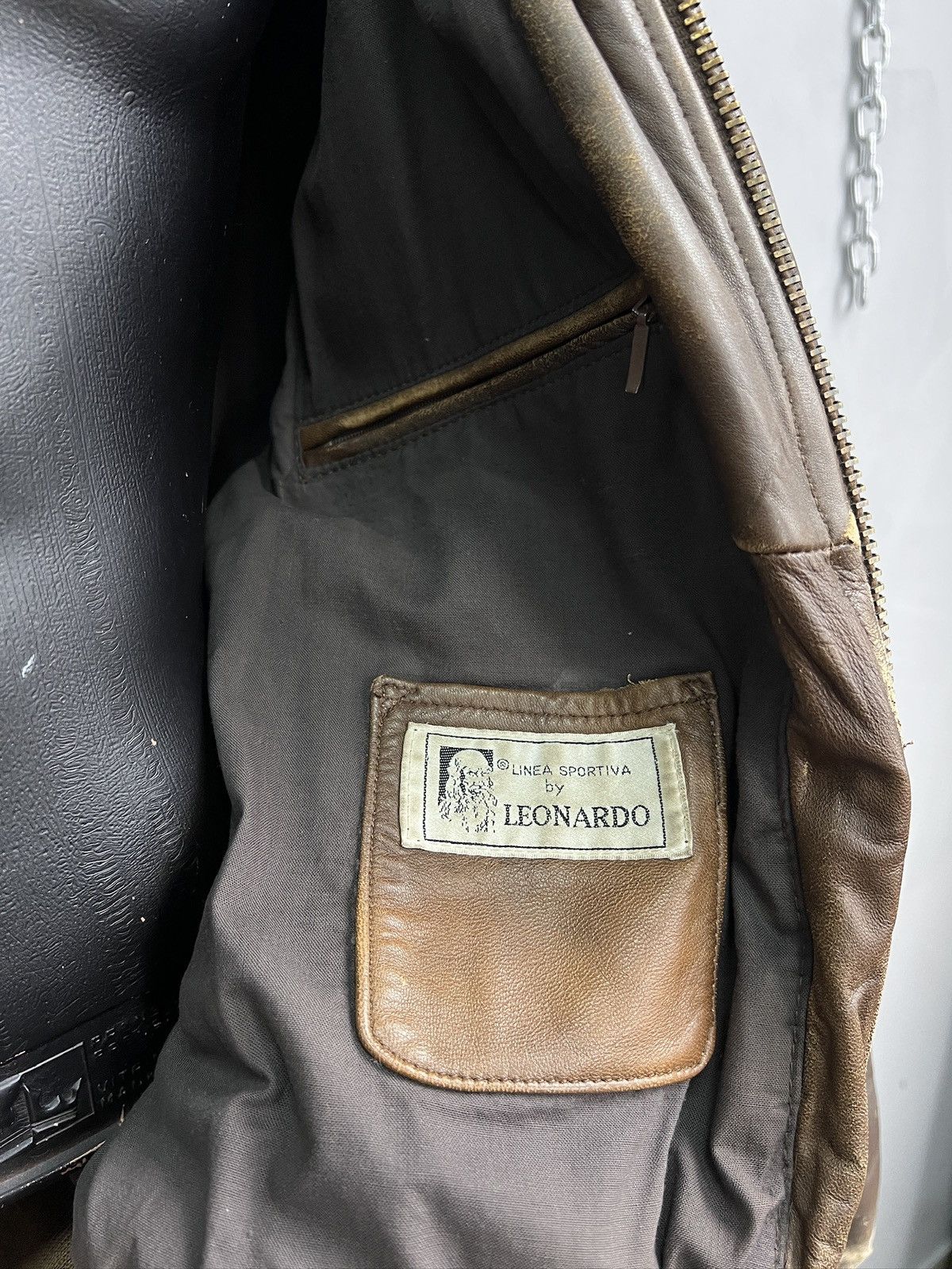 Leonard Paris Leonardo Paris Avirex style leather aviation jacket y2k Size US M / EU 48-50 / 2 - 13 Thumbnail