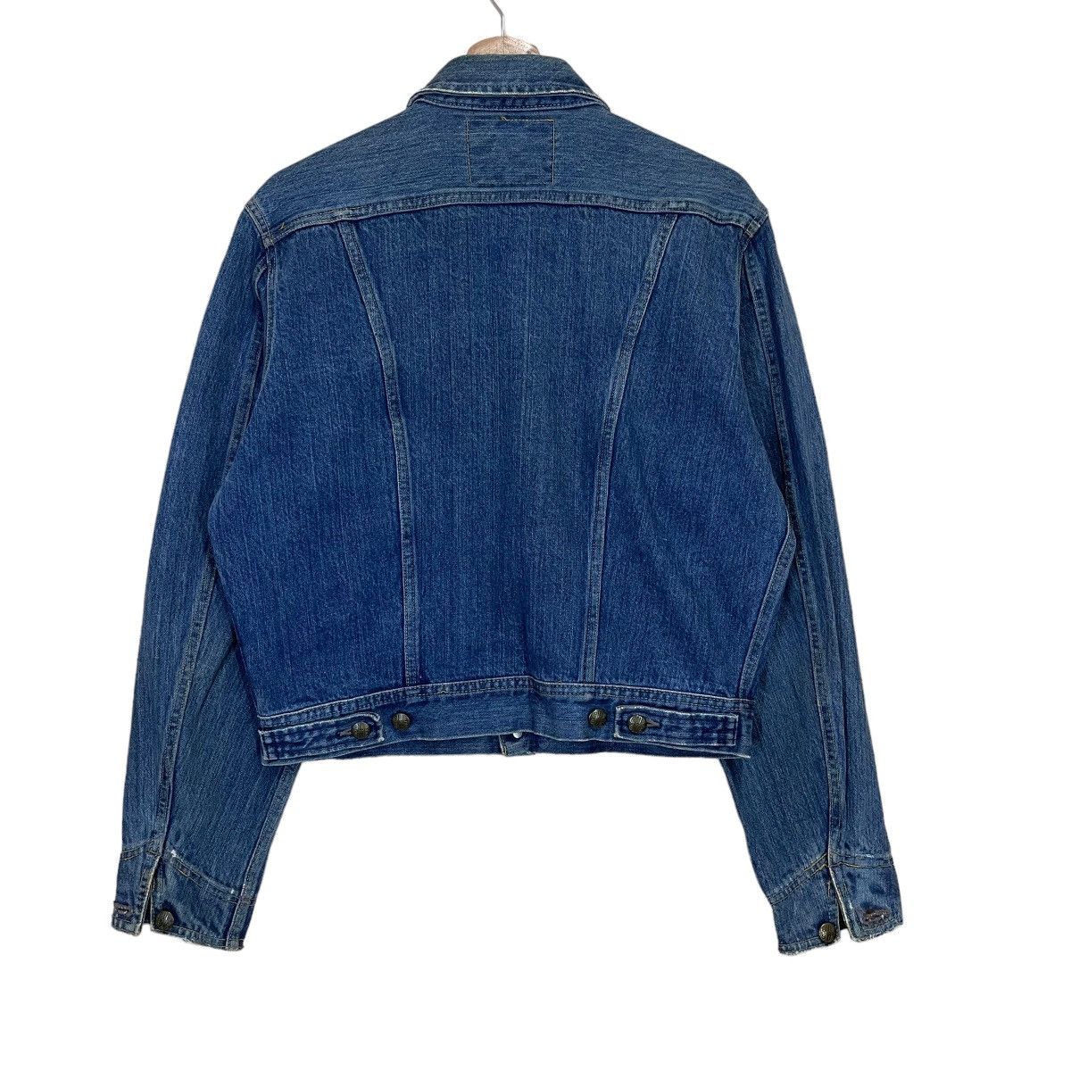 Blue Blue Japan × Indigo × Japanese Brand Vintage 90s Blue Blue Denim Jacket Size S / US 4 / IT 40 - 10 Thumbnail
