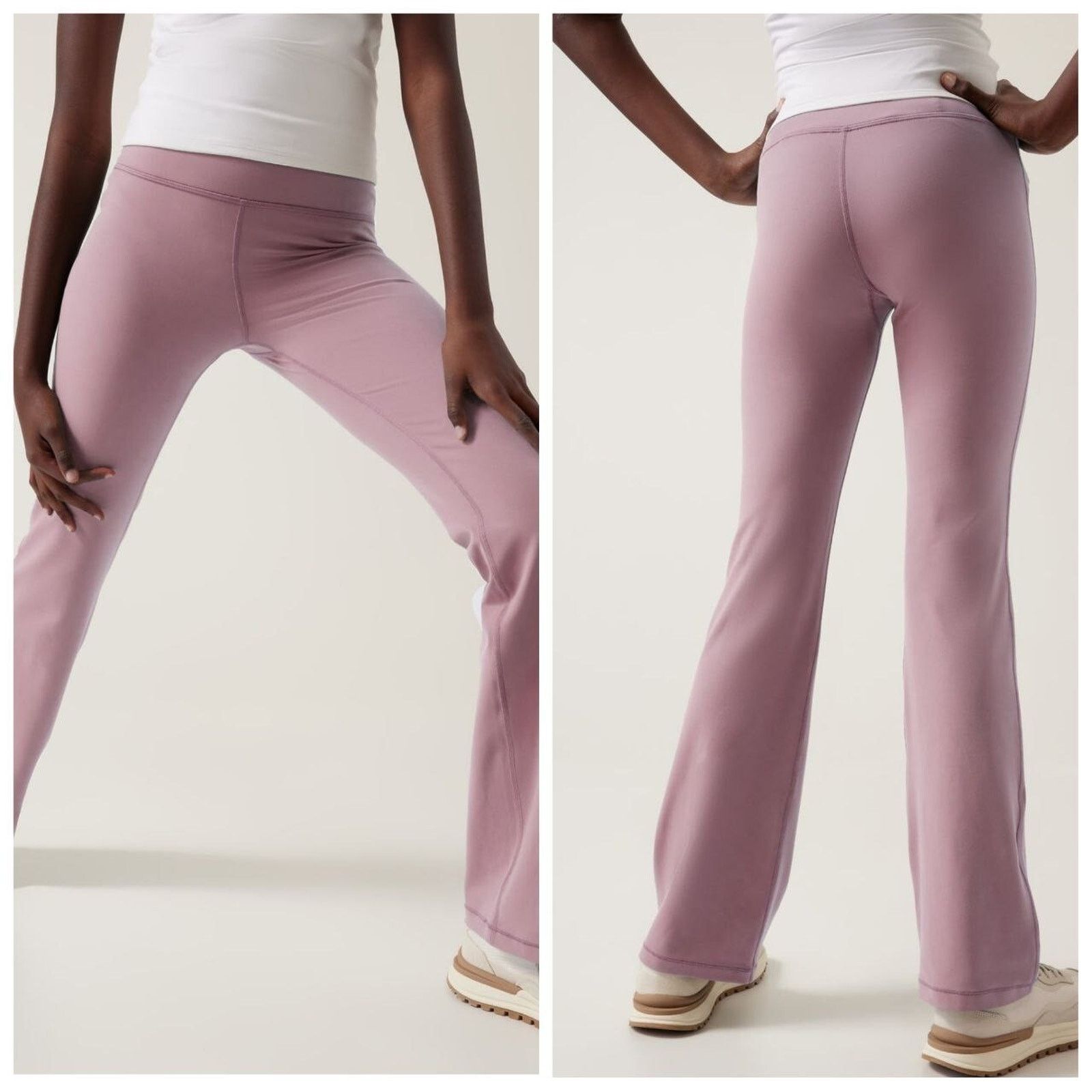 Athleta Athleta Girl High Pant Pink Size XL/14 A000847 Size 36" / US 14 / IT 50 - 1 Thumbnail