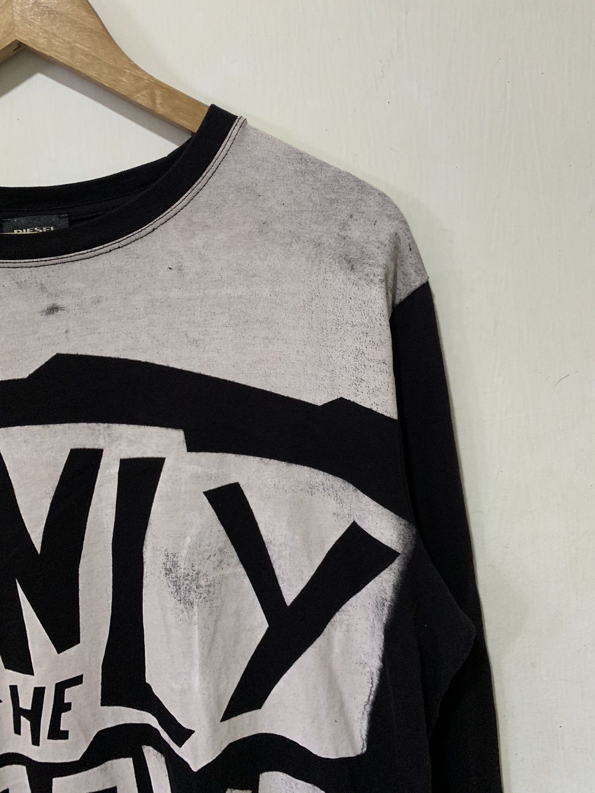 Diesel Vintage Y2K Diesel “78” Long Sleeve Only The Brave Size US L / EU 52-54 / 3 - 4 Thumbnail