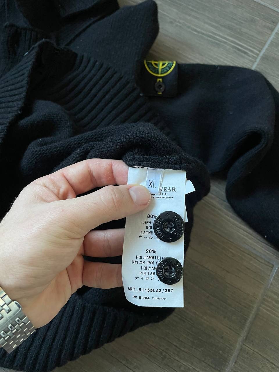 Stone Island Stone Island black archive vintage sweater Size US XL / EU 56 / 4 - 8 Thumbnail