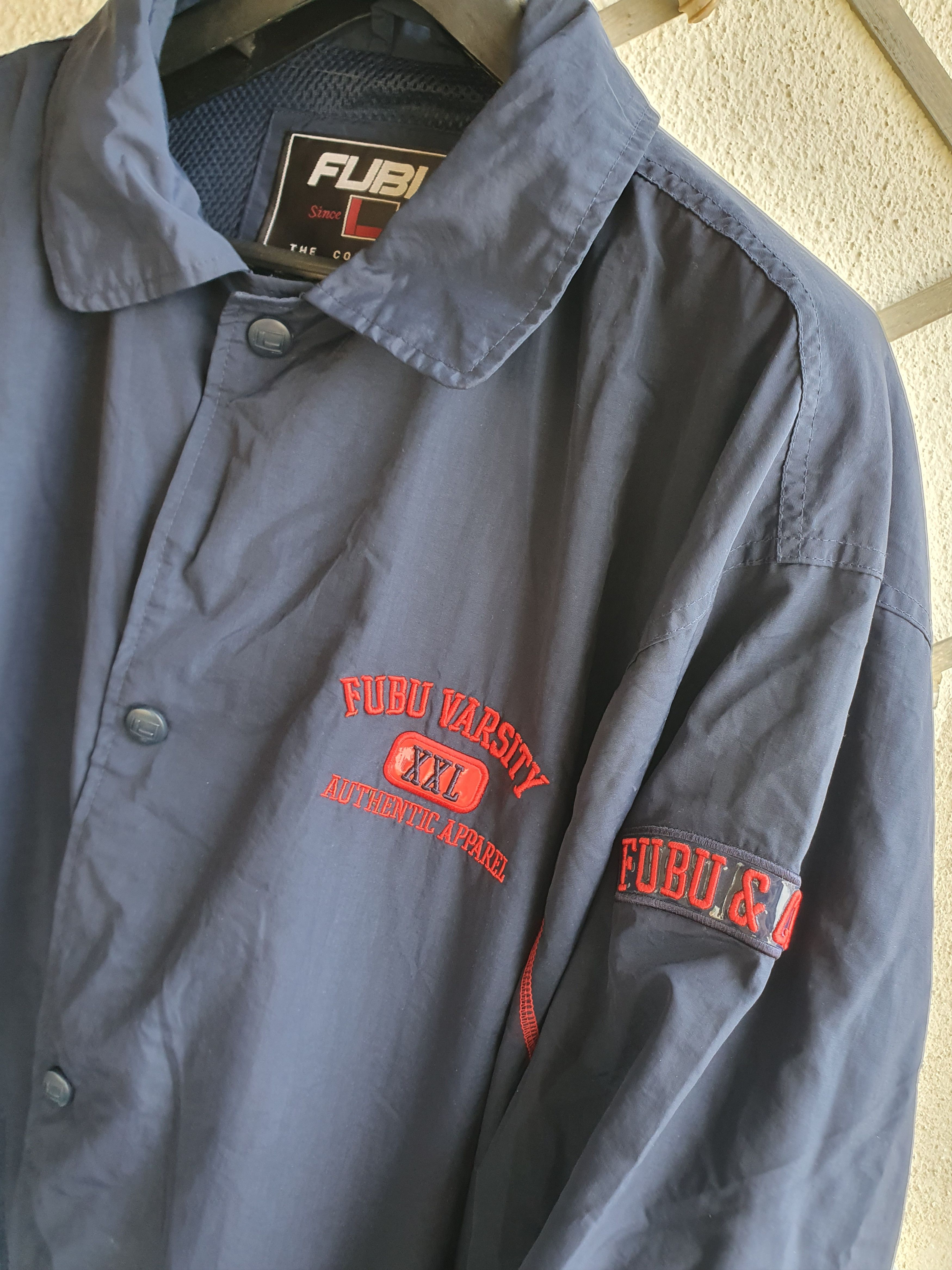 Fubu fubu the collection Varsity Vtg Jacket Windbreaker Size US XL / EU 56 / 4 - 7 Thumbnail