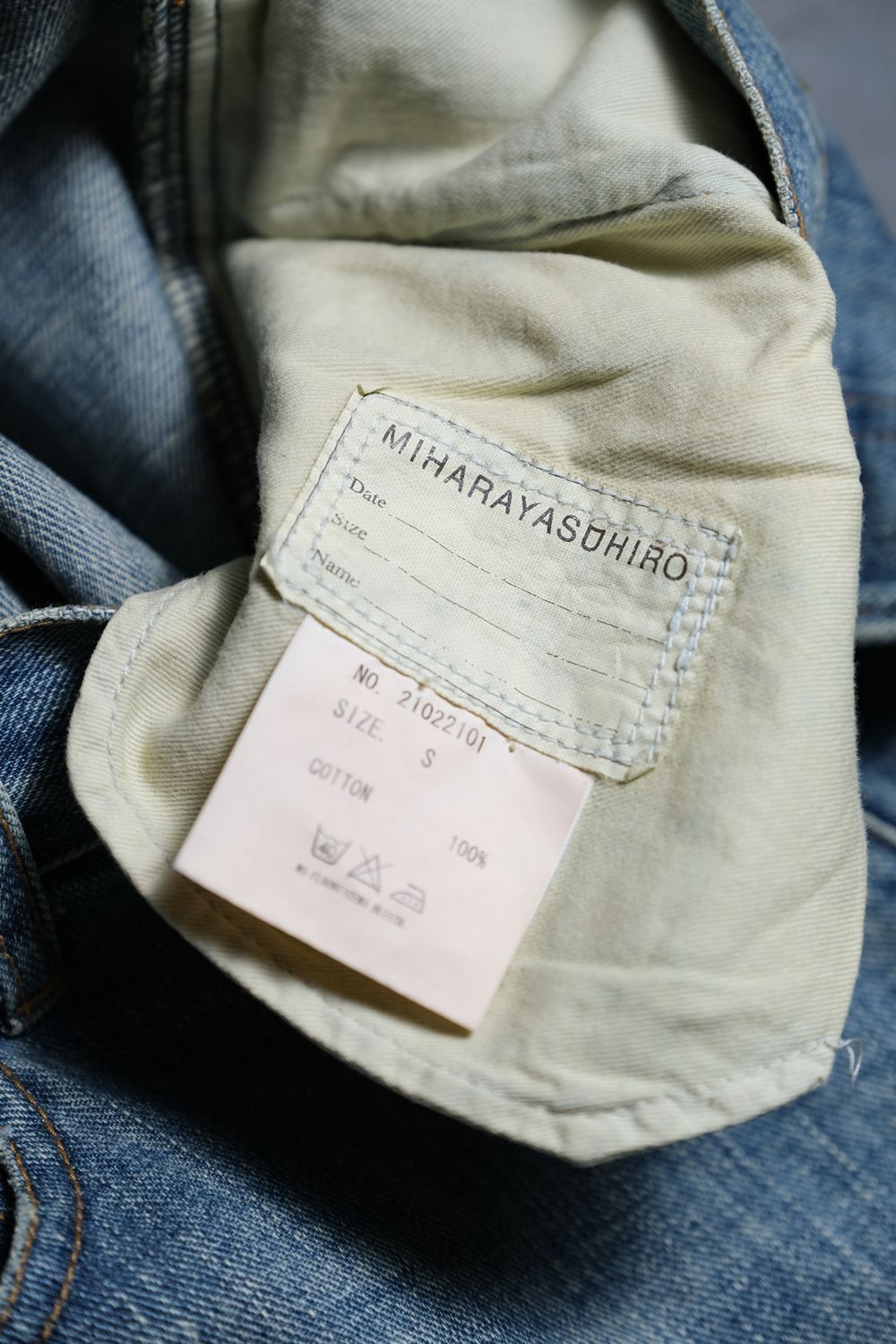 Maison MIHARA YASUHIRO MIHARA YASUHIRO Wash Denim Pack Jeans Size US 34 / EU 50 - 7 Thumbnail