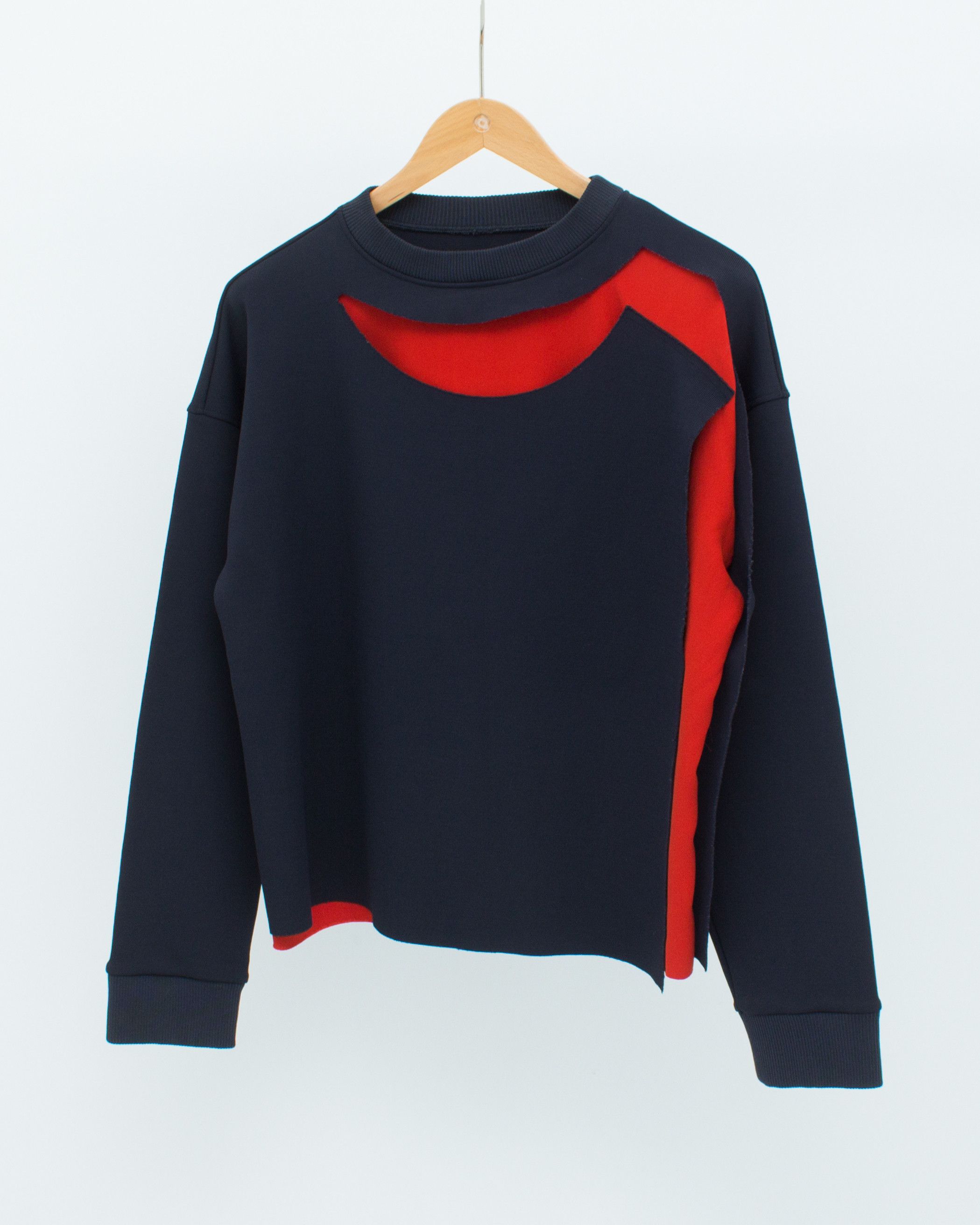 Maison Margiela Deconstructed Cut Panel Sweatshirt Size US S / EU 44-46 / 1 - 1 Thumbnail