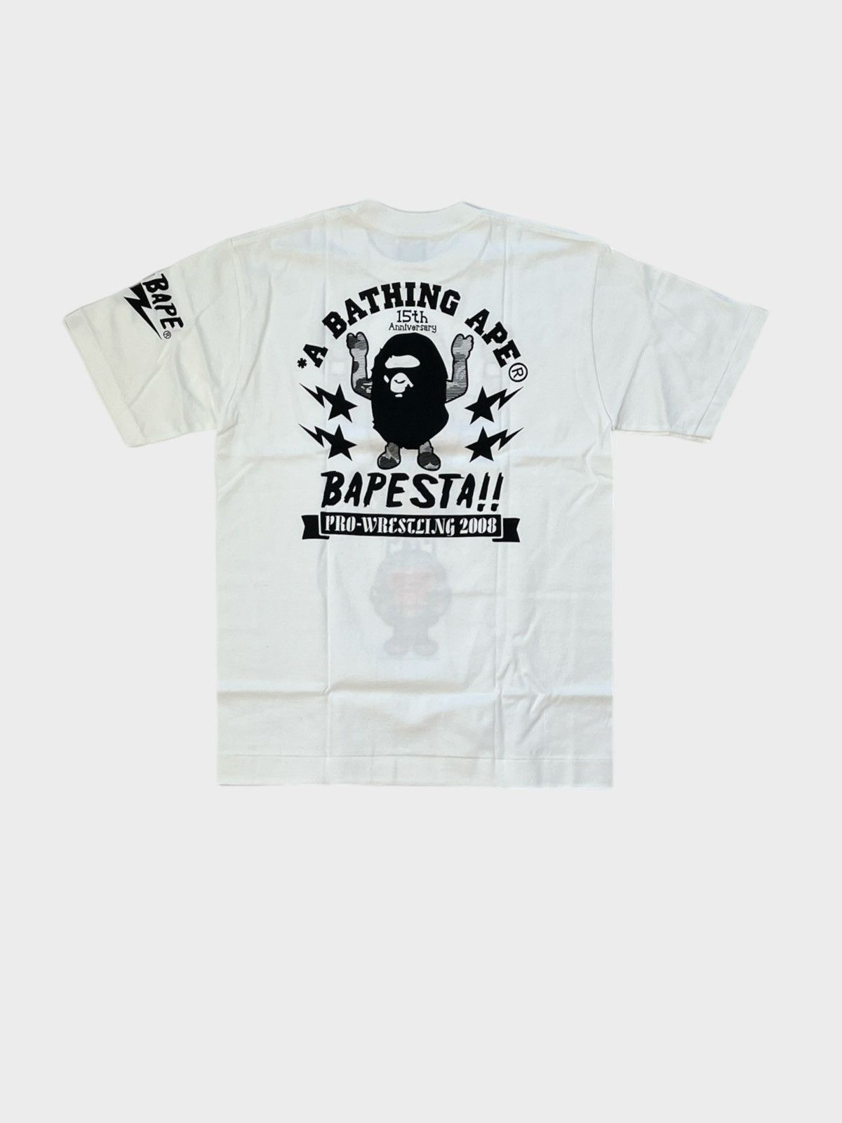 Bape A Bathing Ape 15th Anniversary Pro Wrestling T-Shirt Size US S / EU 44-46 / 1 - 2 Thumbnail