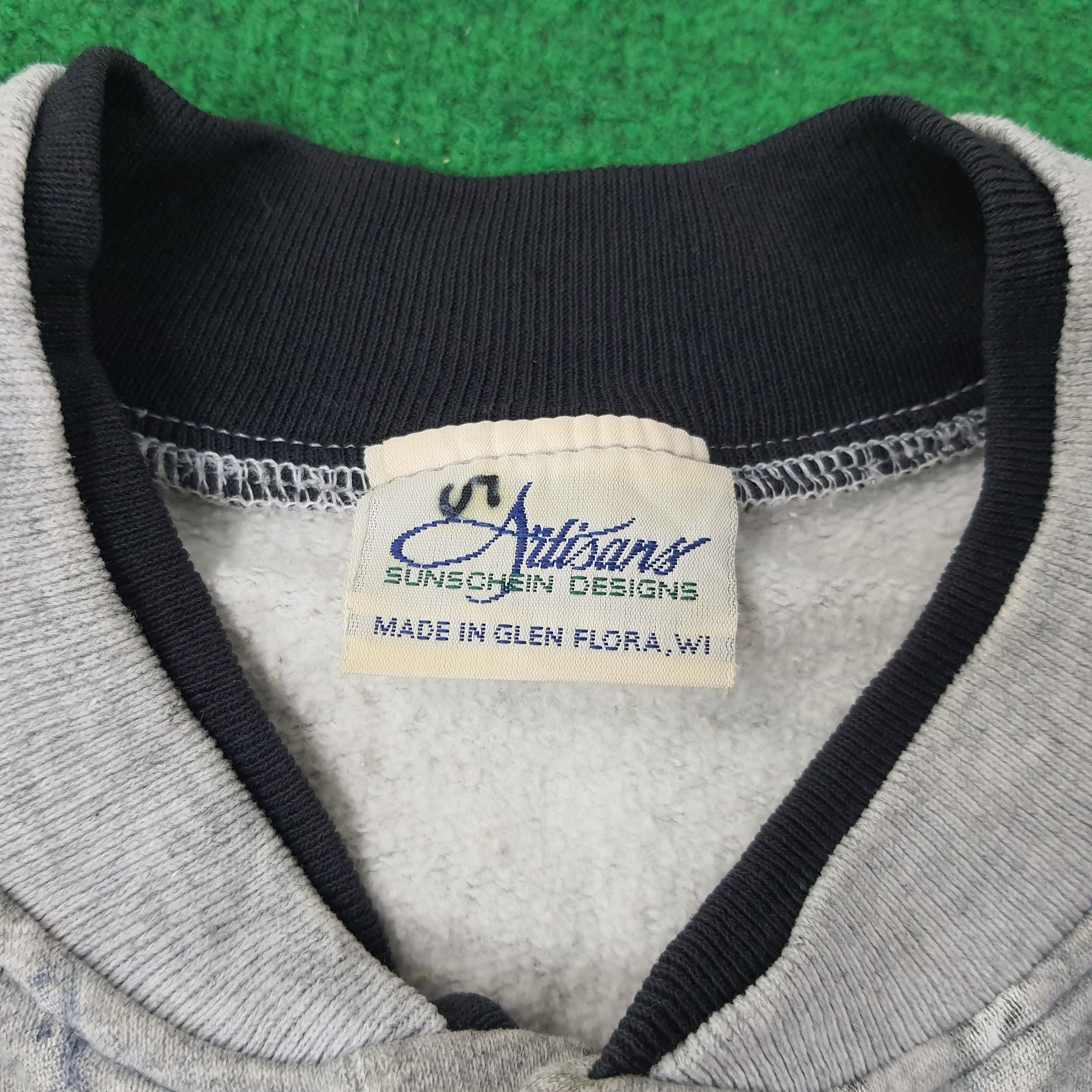 Vintage Vintage Aitisans Art Bear Button Sweatshirt C262N7 Size US M / EU 48-50 / 2 - 6 Thumbnail