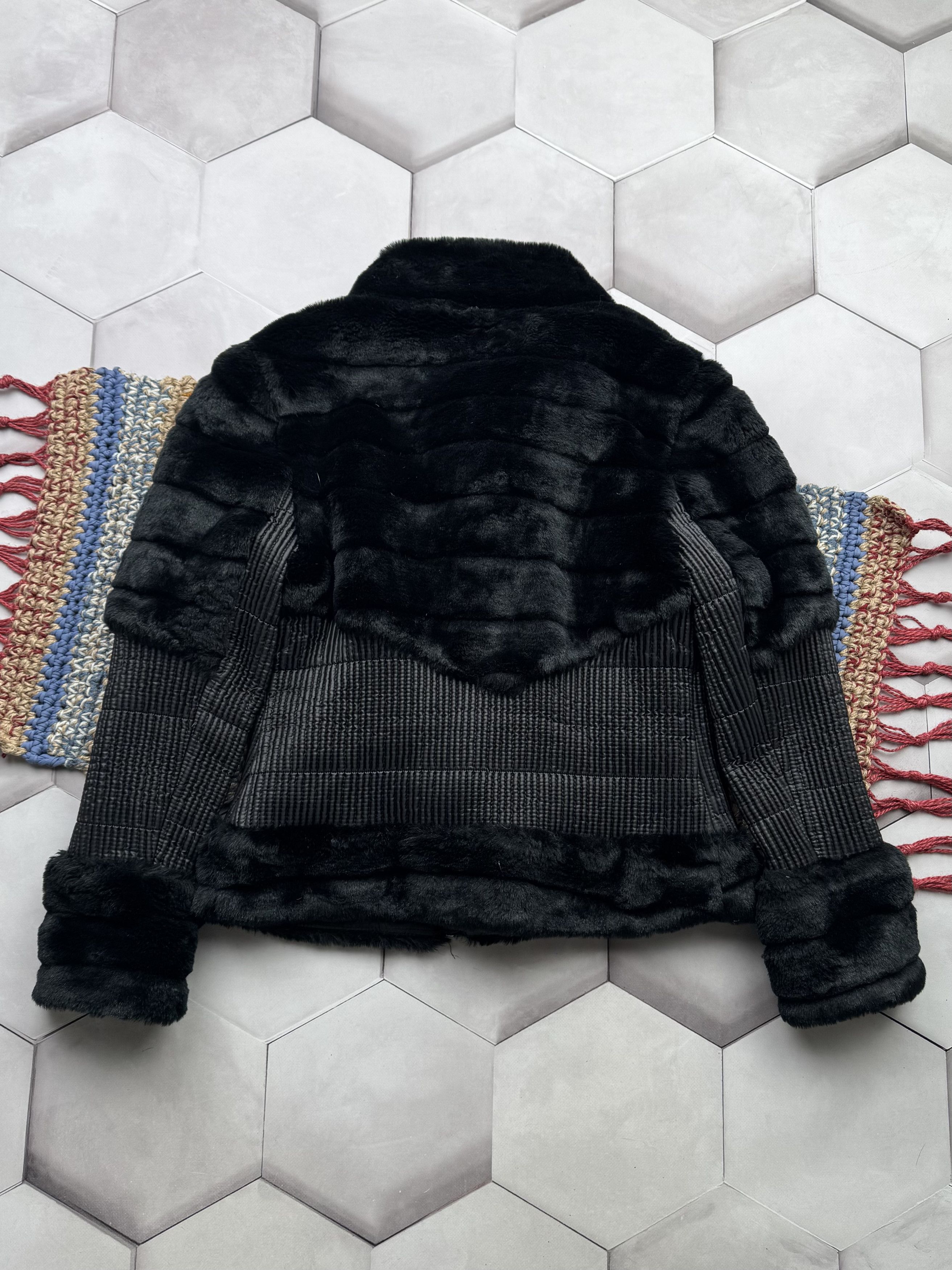 Japanese Brand Vintage Cropped Faux Fur Jacket Size M / US 6-8 / IT 42-44 - 7 Thumbnail