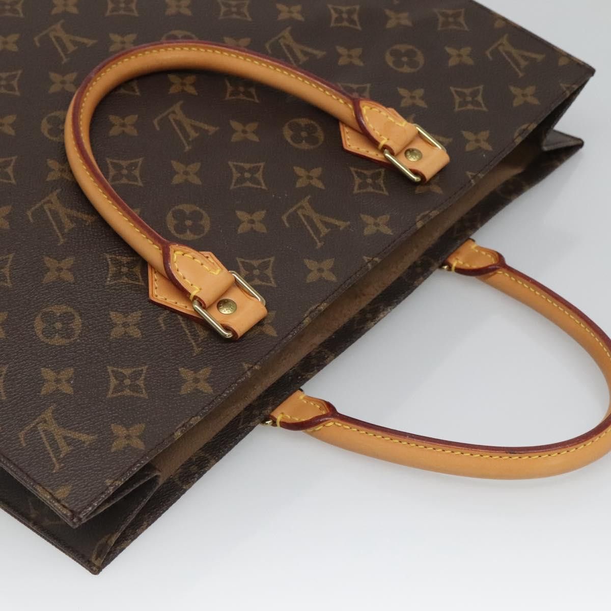 Louis Vuitton LOUIS VUITTON Monogram Sac Plat Hand Bag M51140 Size ONE SIZE - 6 Thumbnail