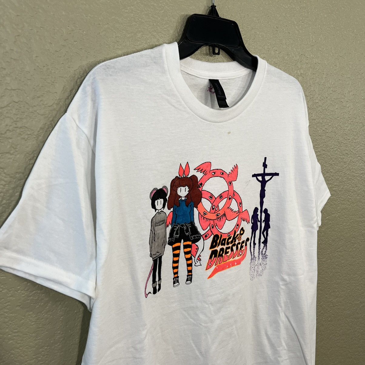 Band Tees Black Dresses Band T-shirt Large Hyperpop Size US L / EU 52-54 / 3 - 2 Thumbnail
