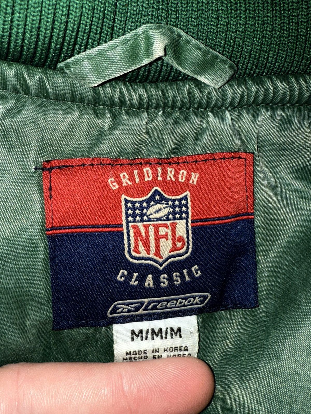 Reebok 2000s NFL Vintage Rebook Jets Bomber Size US M / EU 48-50 / 2 - 9 Thumbnail