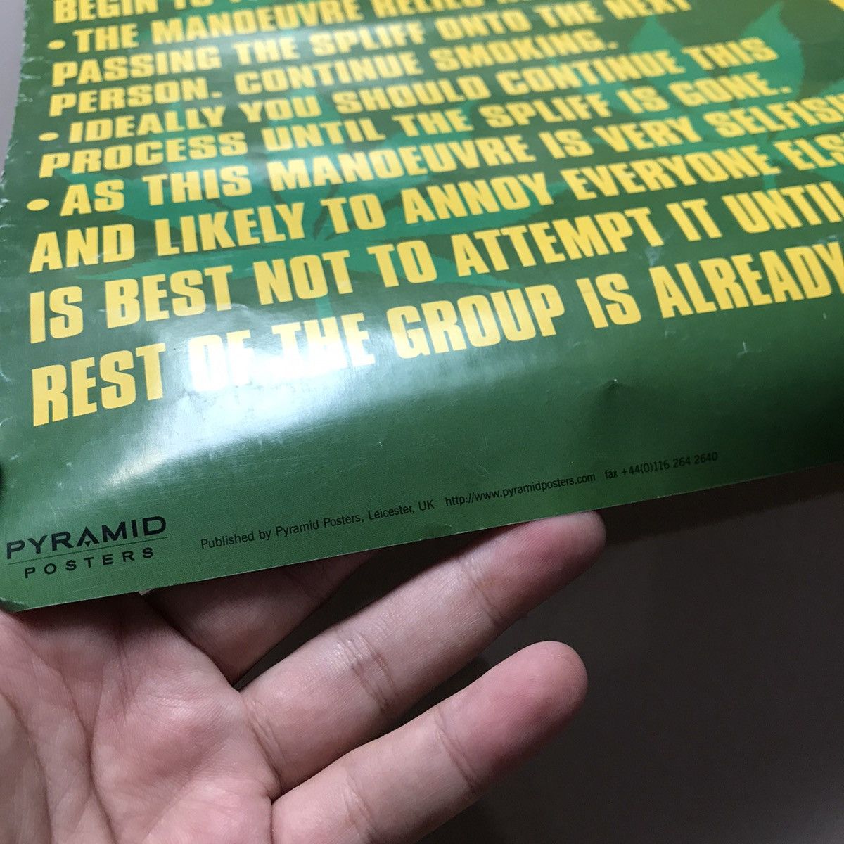 Hoodlamb × Hysteric Glamour Poster High Education Pot Weed Cannabis Marijuana made in Uk Size ONE SIZE - 23 Thumbnail