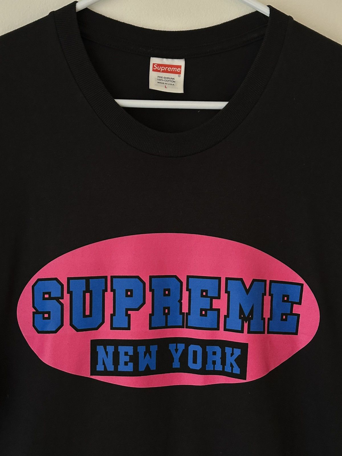 Supreme Supreme New York Tee Size US L / EU 52-54 / 3 - 2 Thumbnail