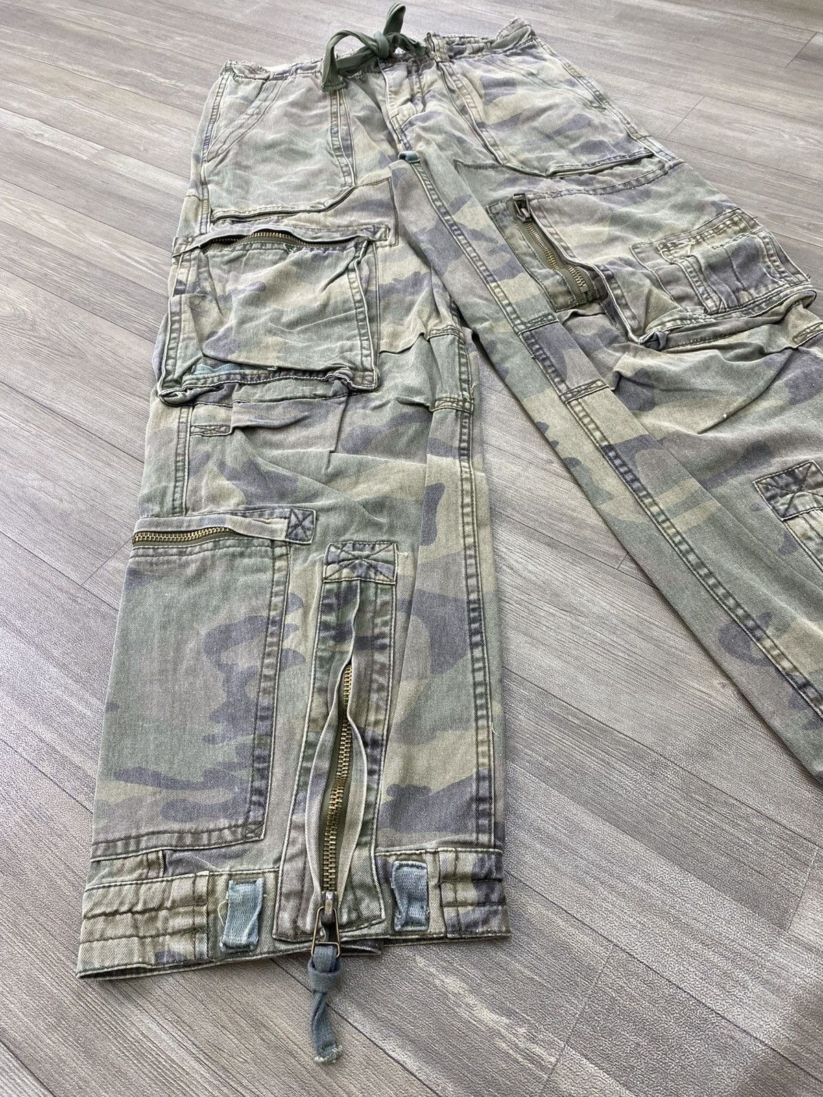 Hysteric Glamour 2000s Abercrombie & Fitch Punk Lgb Military Bondage Pants Size US 33 - 3 Thumbnail