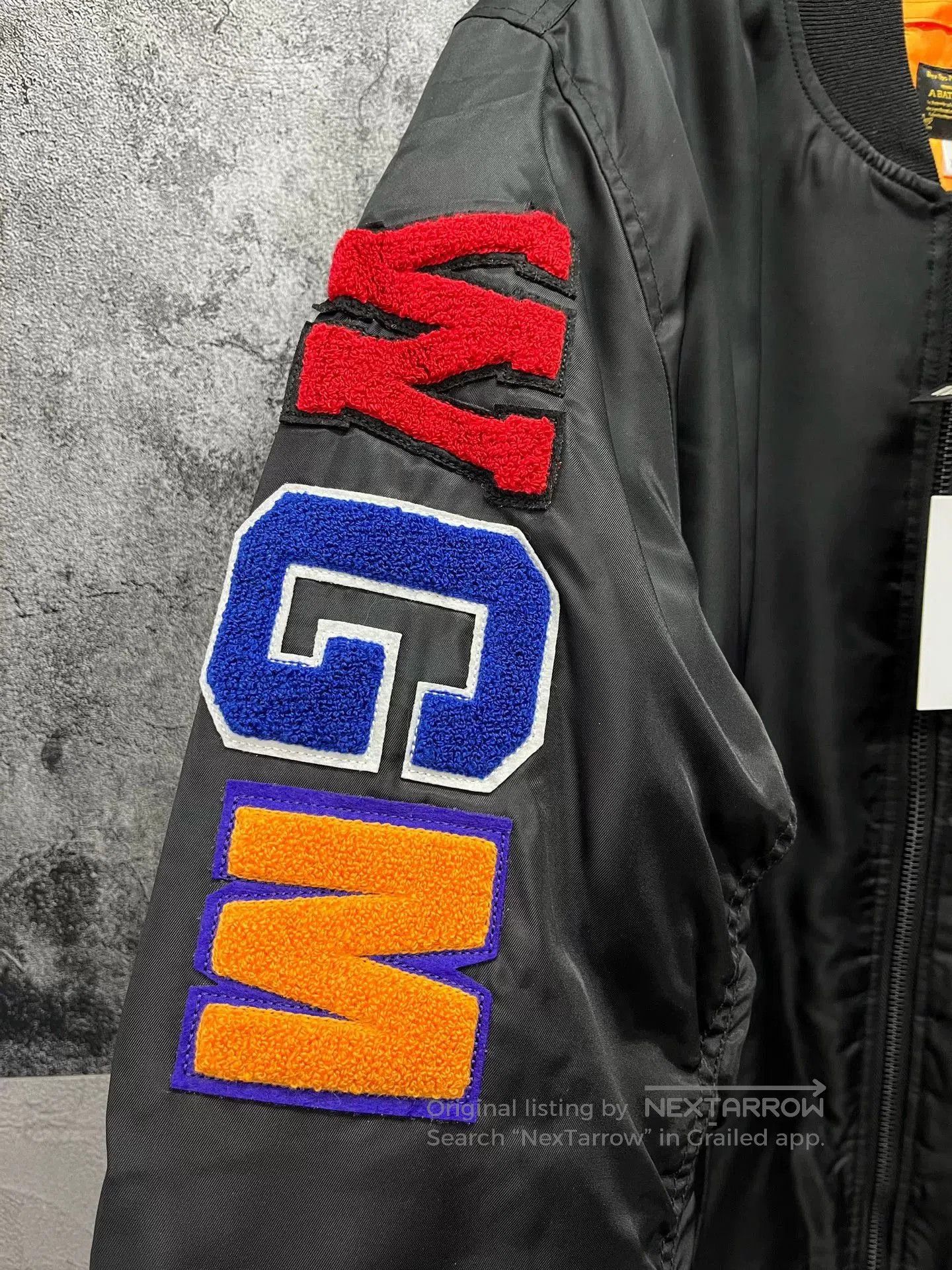 Bape MAX1 Black Shark Flight Jacket.