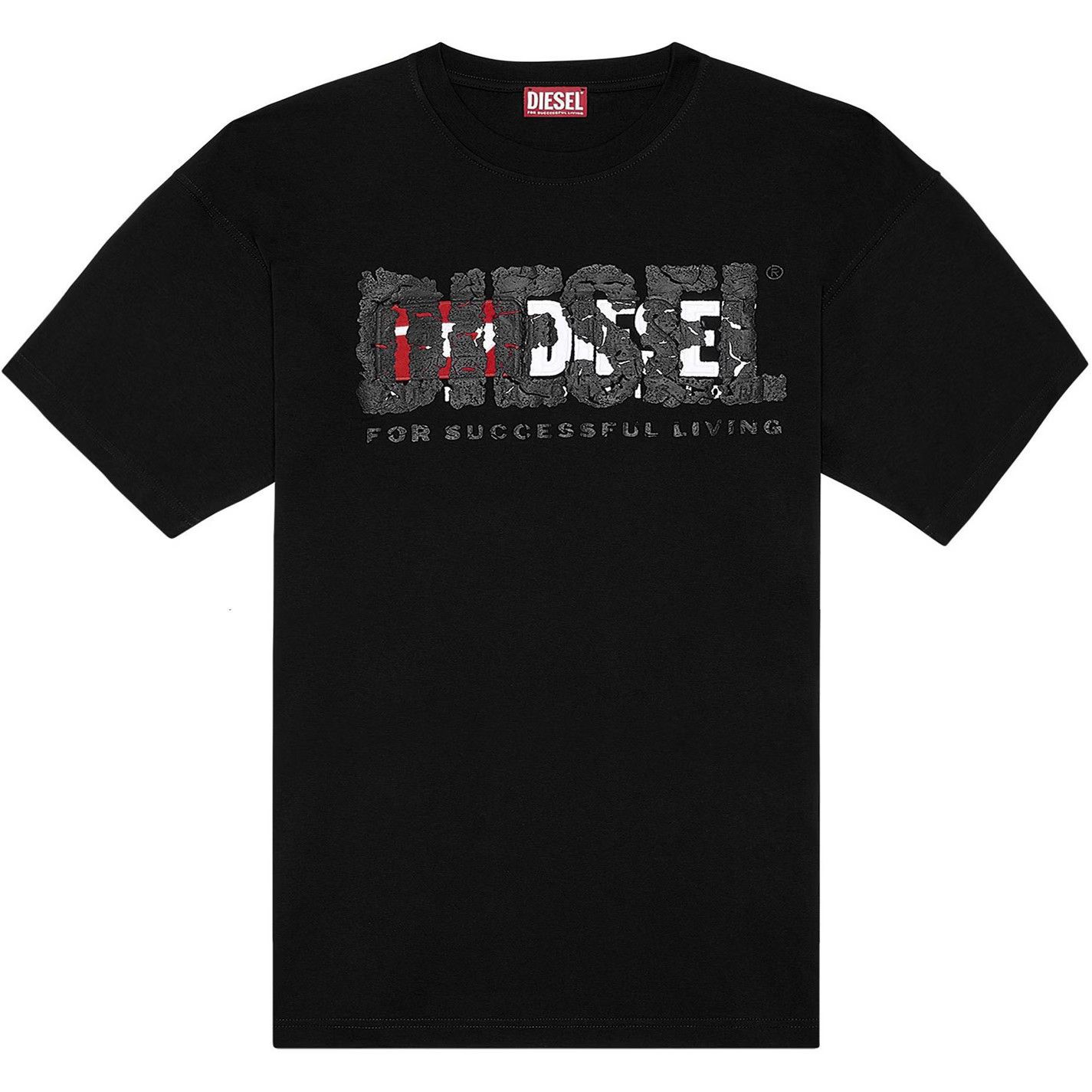 Diesel o1mle1025 T-Nabel T-Shirt in Black Size US XXL / EU 58 / 5 - 1 Thumbnail