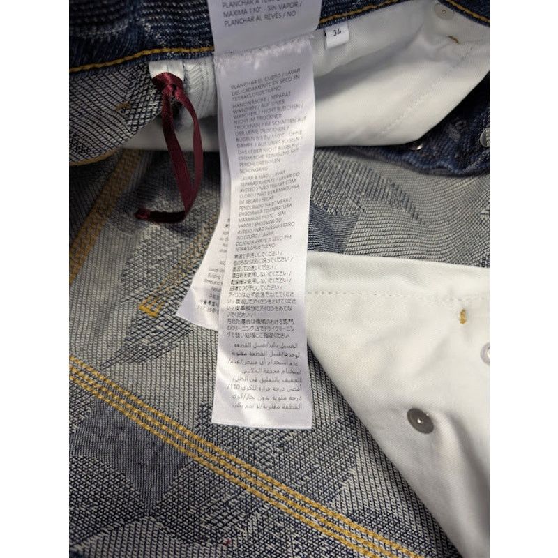 Gucci o1rshd1 Jacquard Certified Cotton Denim Bermuda Shorts Blue Size US 34 / EU 50 - 18 Thumbnail