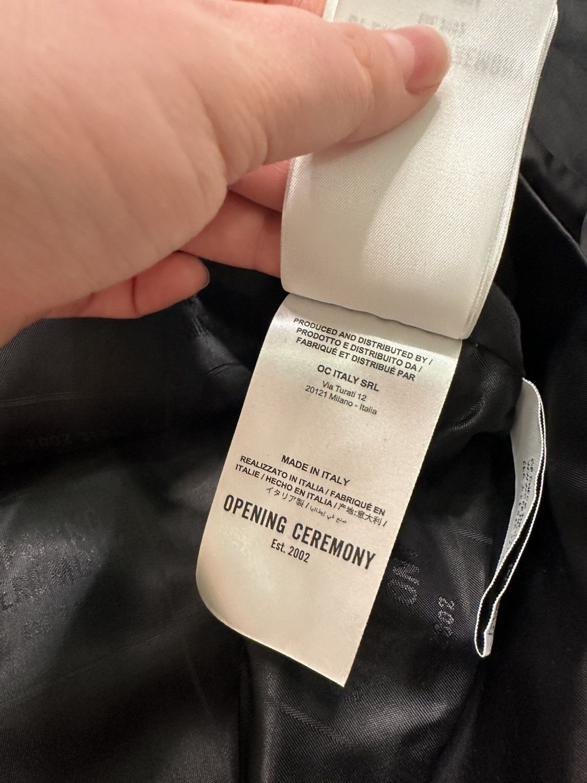 Opening Ceremony rose black jacket