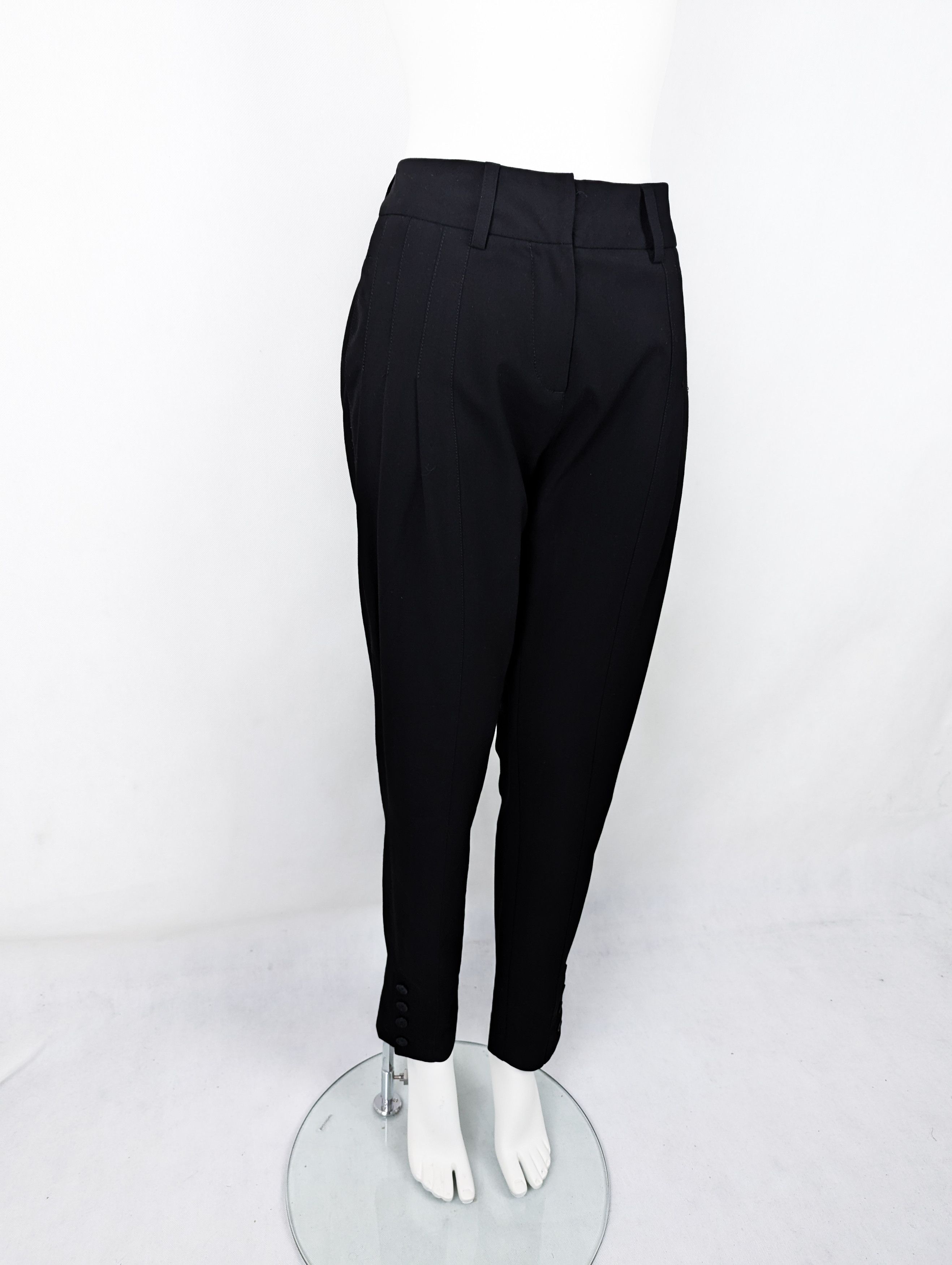 Jean Paul Gaultier Jean Paul Gaultier black pants trousers M Size 28" / US 6 / IT 42 - 4 Thumbnail