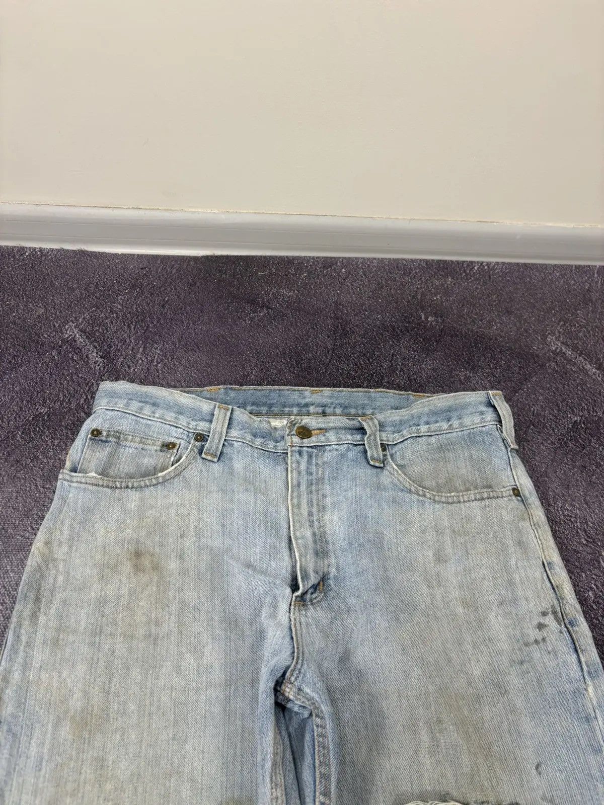 Carhartt × Vintage Vintage Carhartt American Faded Y2K Hype Denim Jeans Size US 34 / EU 50 - 12 Thumbnail