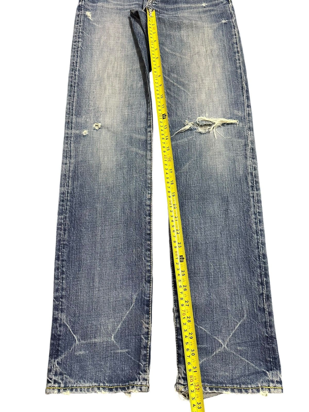 Hysteric Glamour Vintage Japan Hysteric Glamour Faded Wash Distressed Jeans Size US 29 - 14 Thumbnail